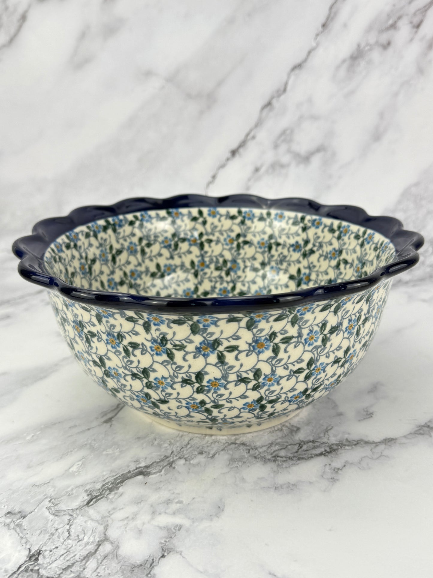 Large Ruffled Bowl - Shape 628 - Pattern 2089