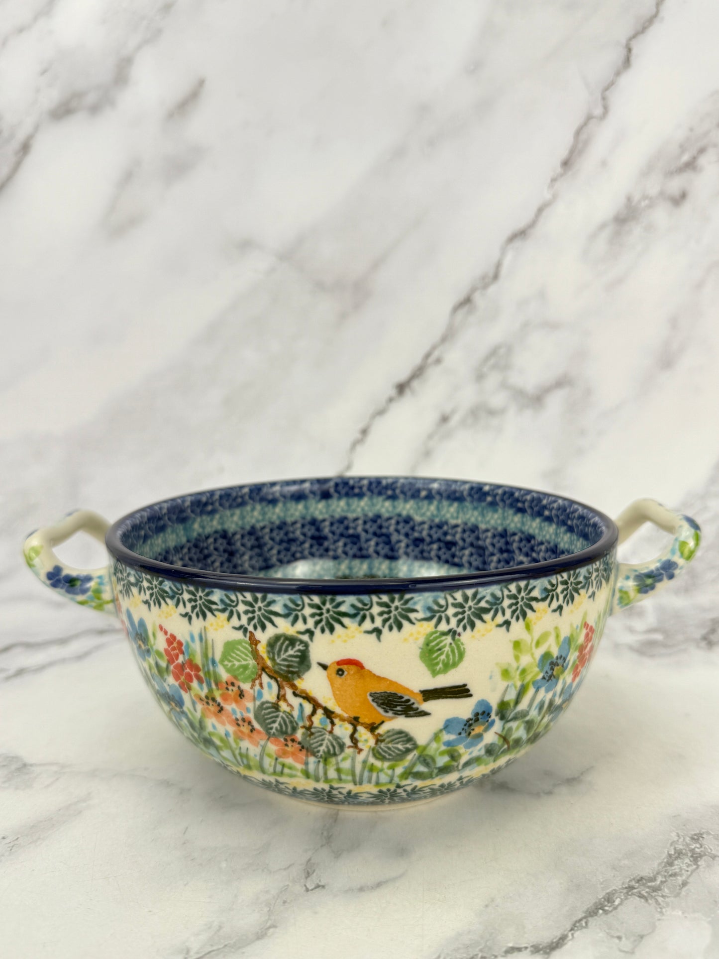 Unikat Open Handled Bowl - Shape D02 - Pattern U5098