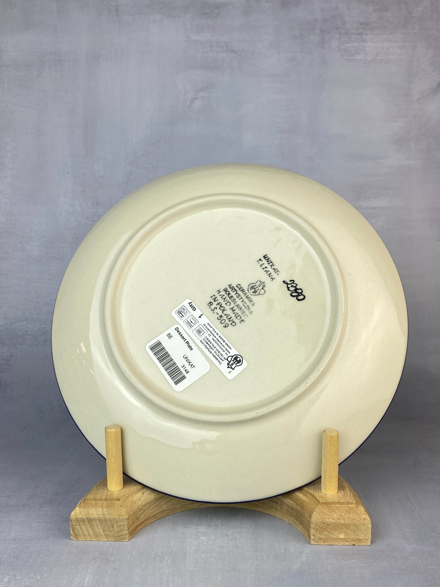 8" Unikat Dessert Plate - Shape 86 - Pattern U2380