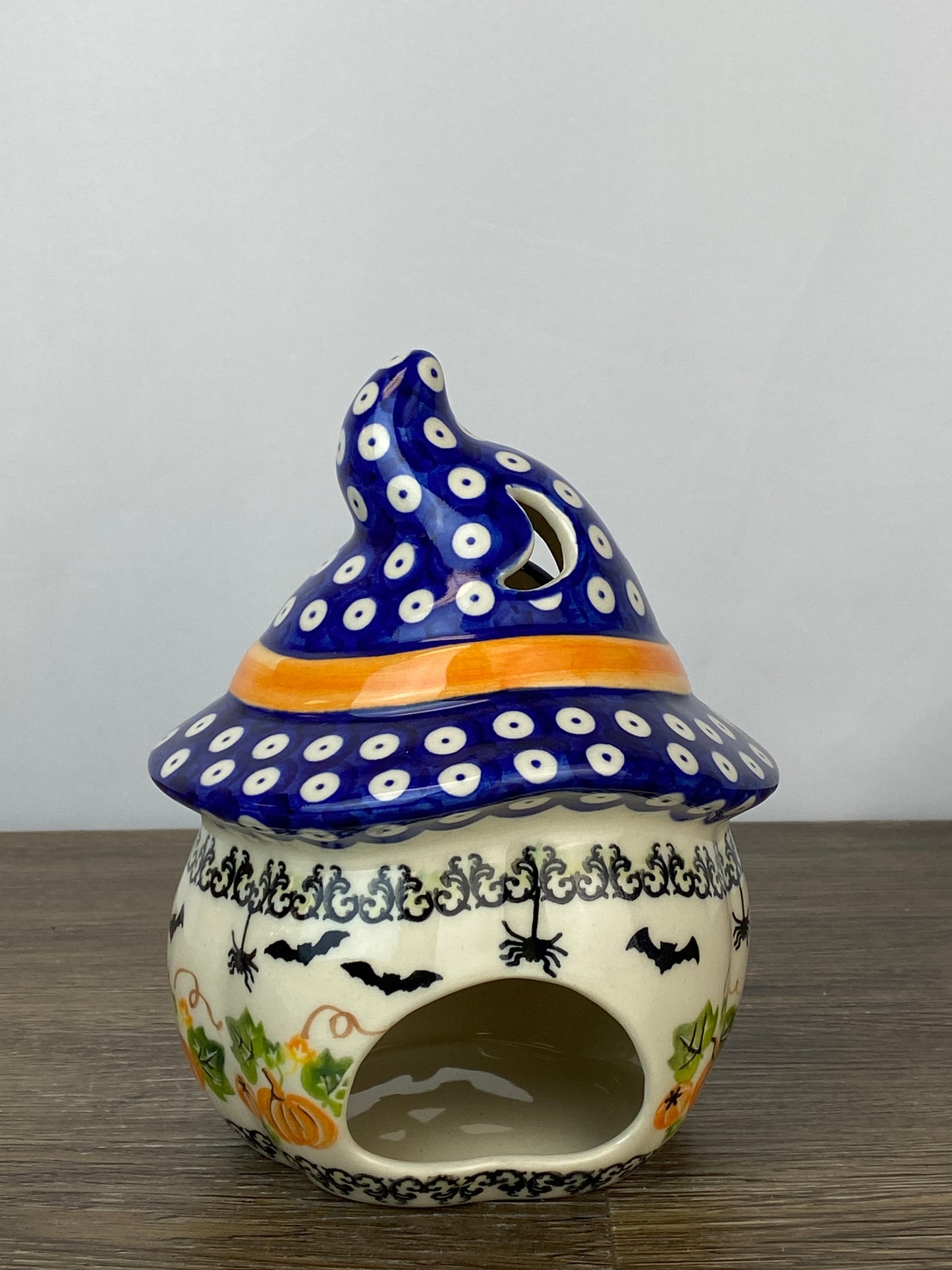 Small Unikat Pumpkin With Hat - Pattern U512