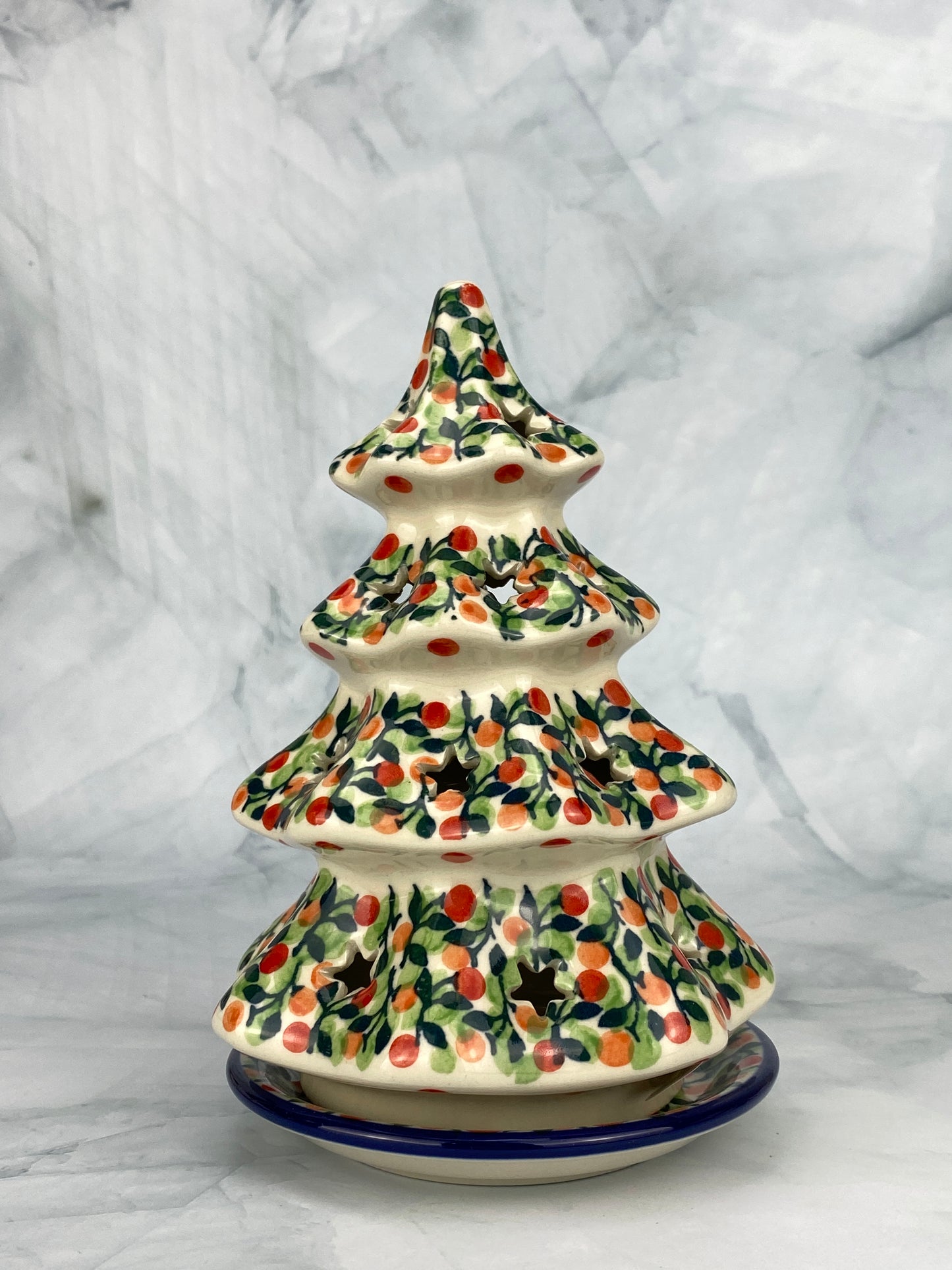 Medium Unikat Christmas Tree - Shape 513 - Pattern U4806