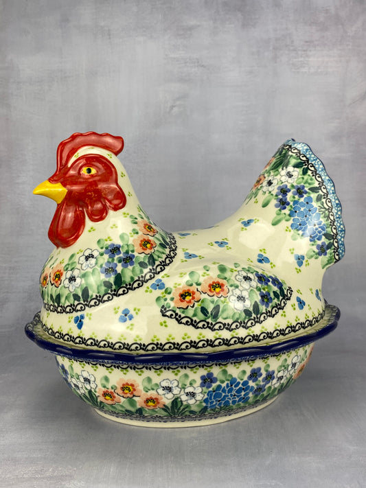 Unikat Covered Chicken - Shape D43 - Pattern U5113