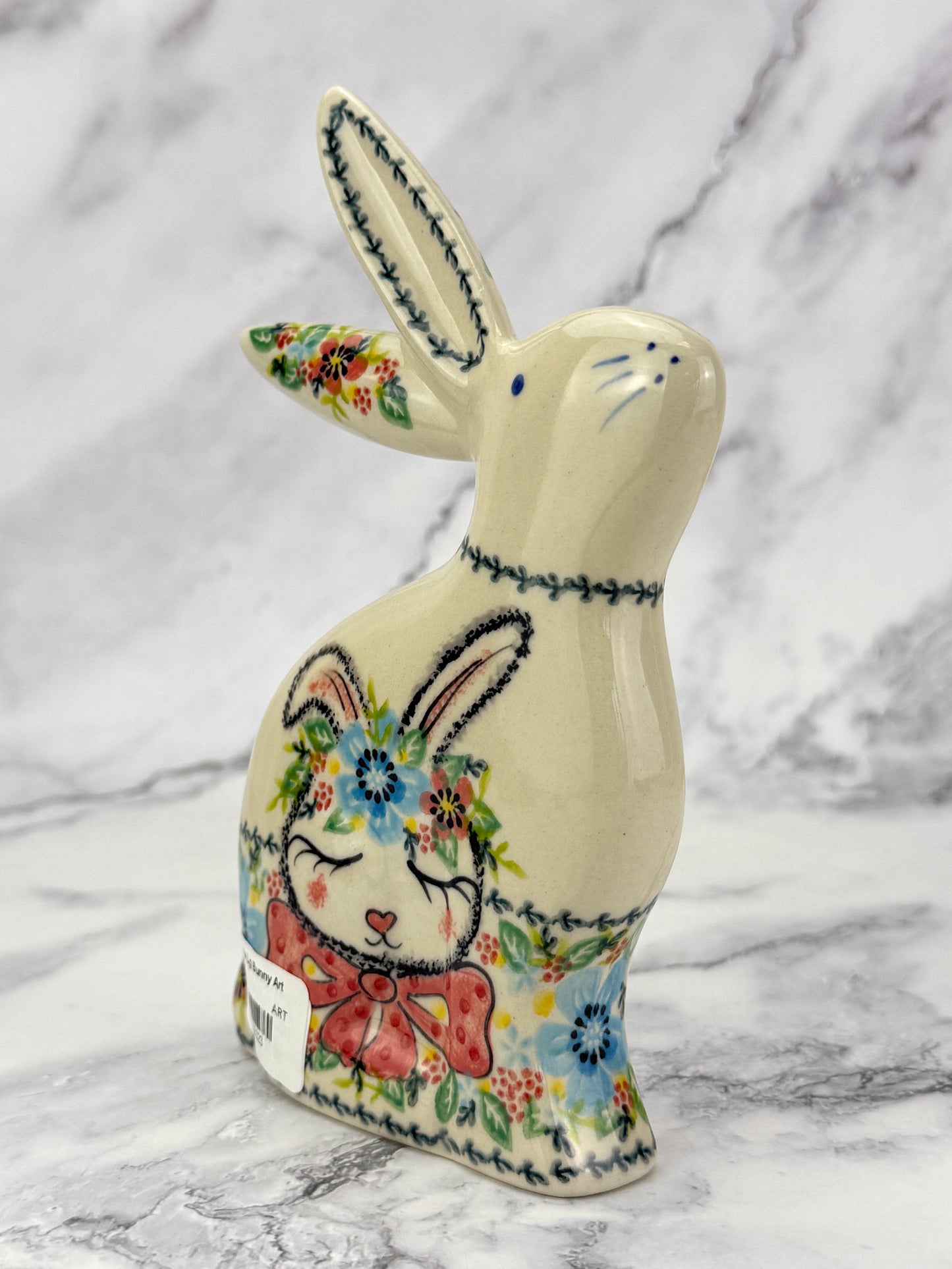 Tall Vena Bunny - Shape V613 - Pink Bunny