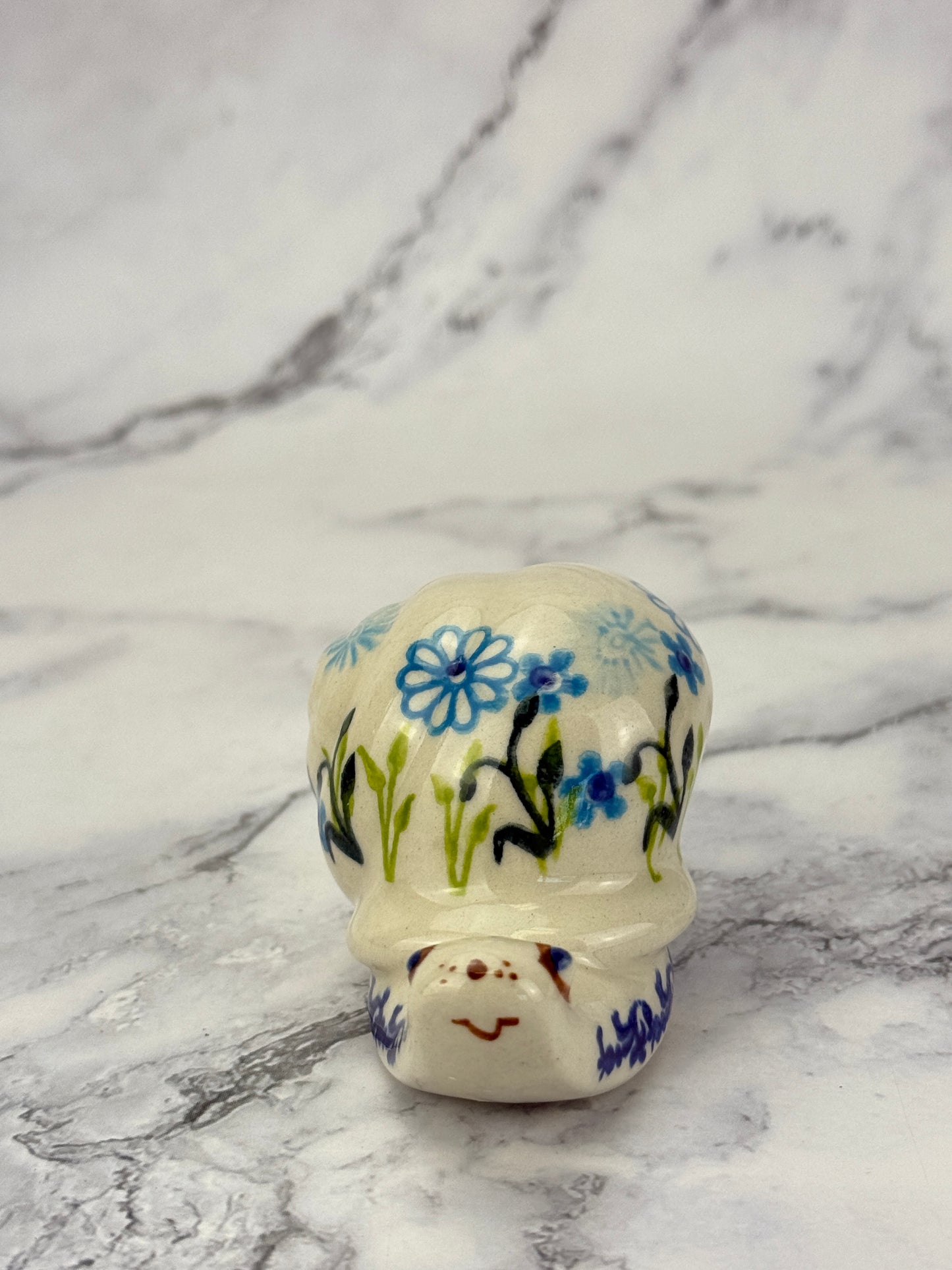 Snail Figurine - Shape V415 - Pattern Royal Garden