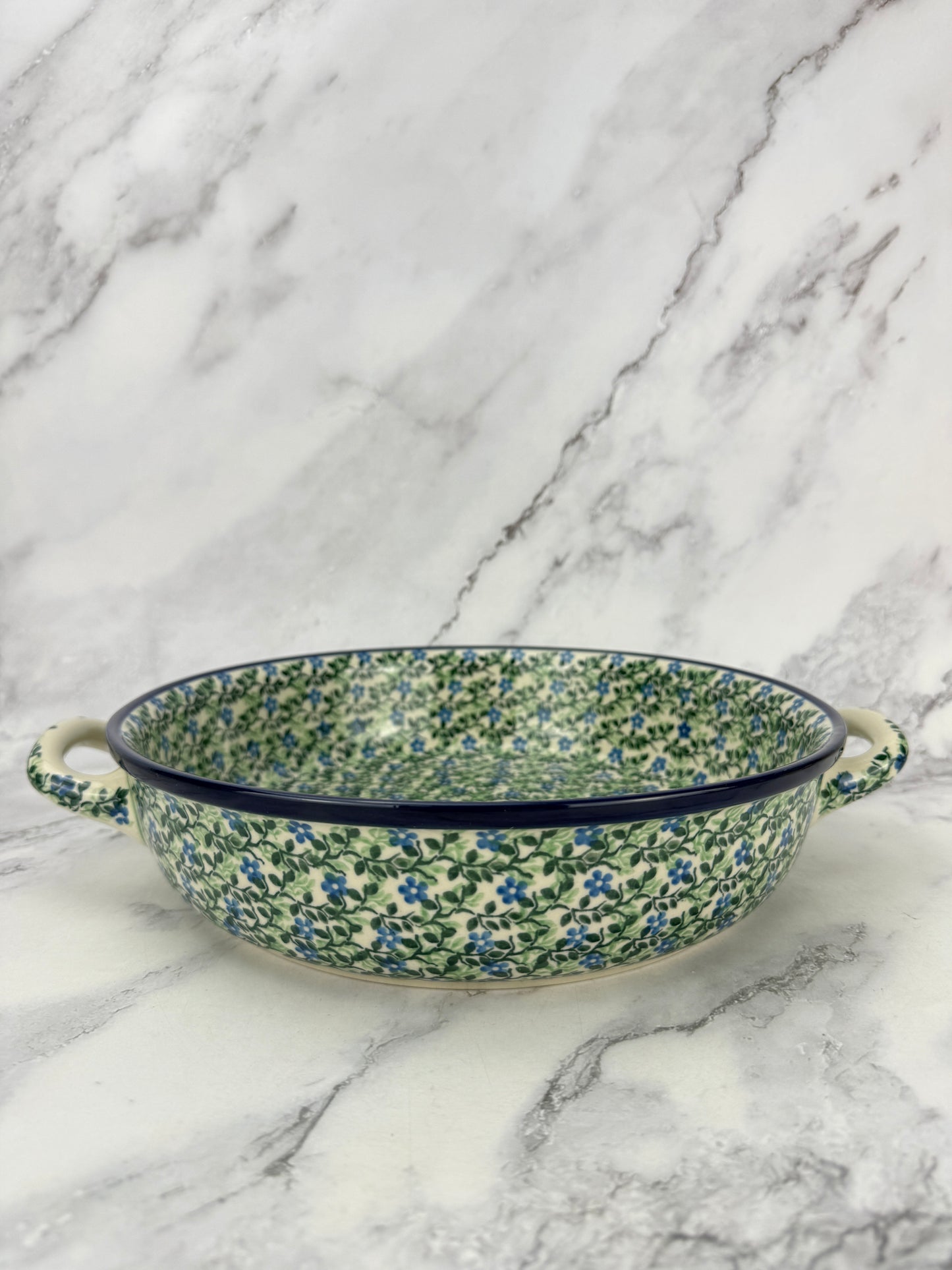 10" Round Baker With Handles - Shape 420 - Pattern 2349