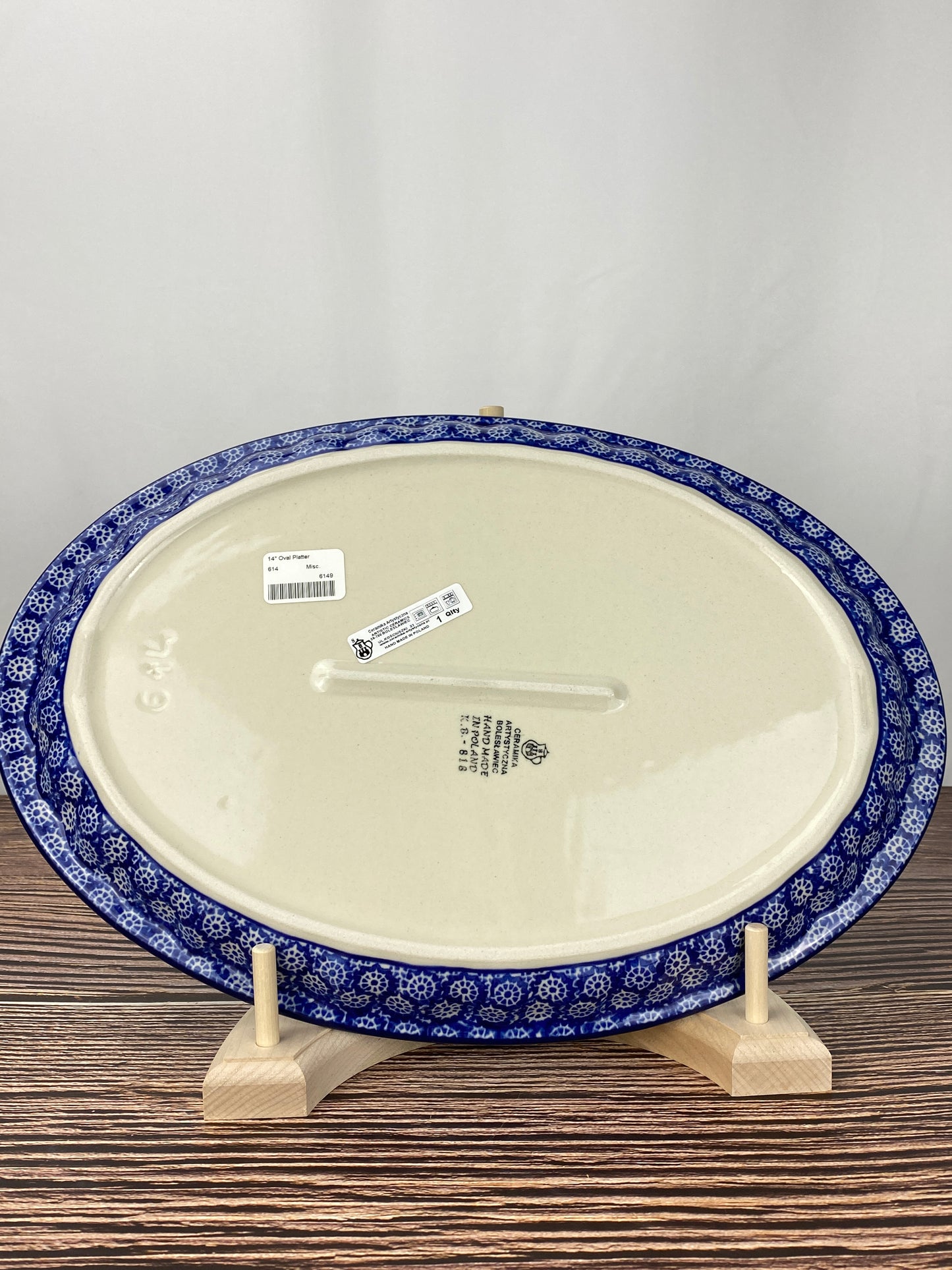 SALE Oval Platter - Shape 614 - Pattern 884