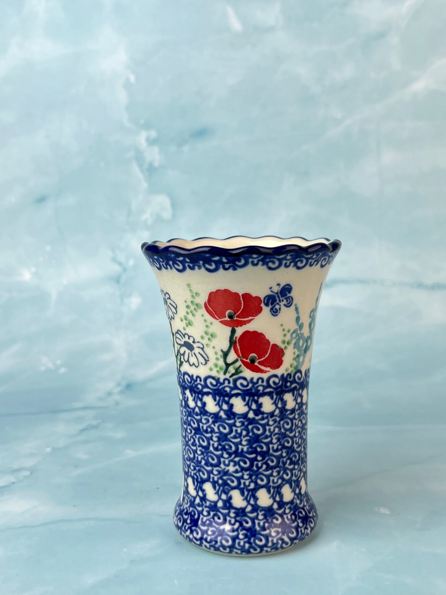 Ruffled Bud Vase - Shape 127 - Pattern 2901