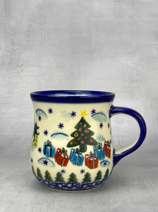 Vena Unikat 8oz Holiday Mug - Shape V053 - Santa's Sleigh