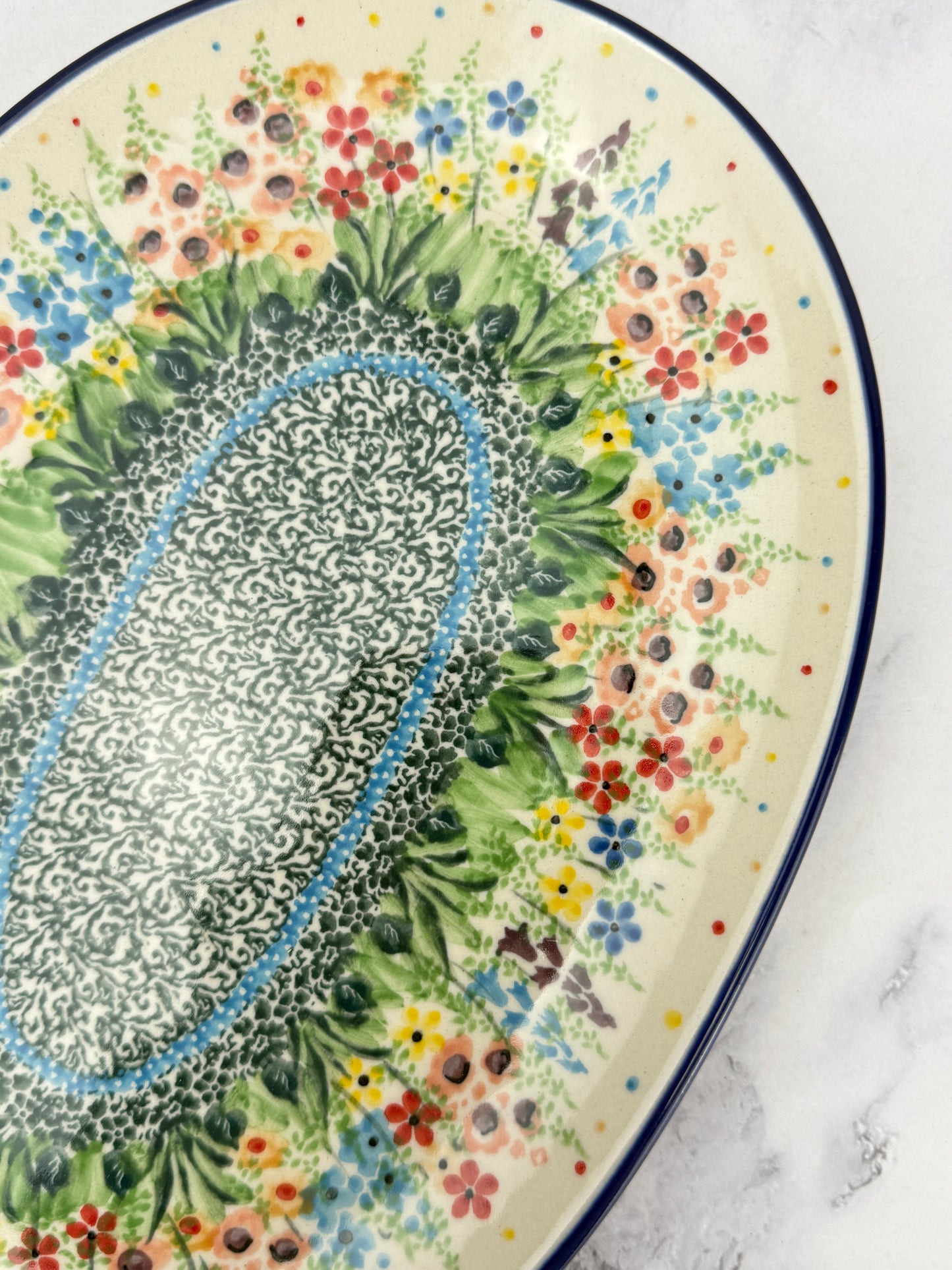 Medium Unikat Oval Platter - Shape G69 - Pattern U4875