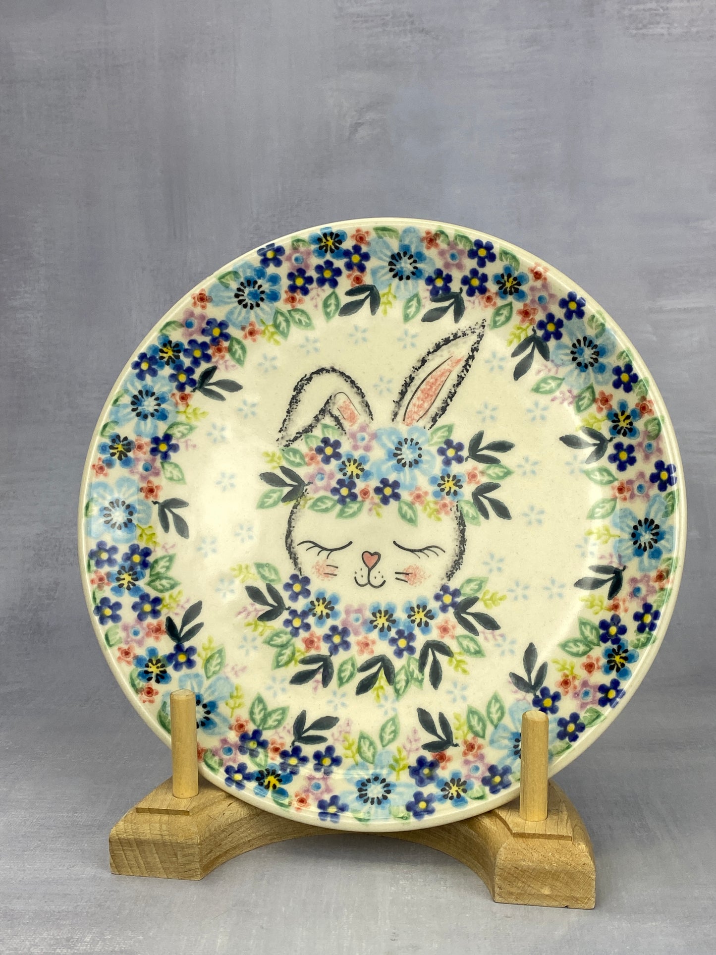 Vena Unikat Dessert Plate - V132-350 - Blue Bunny