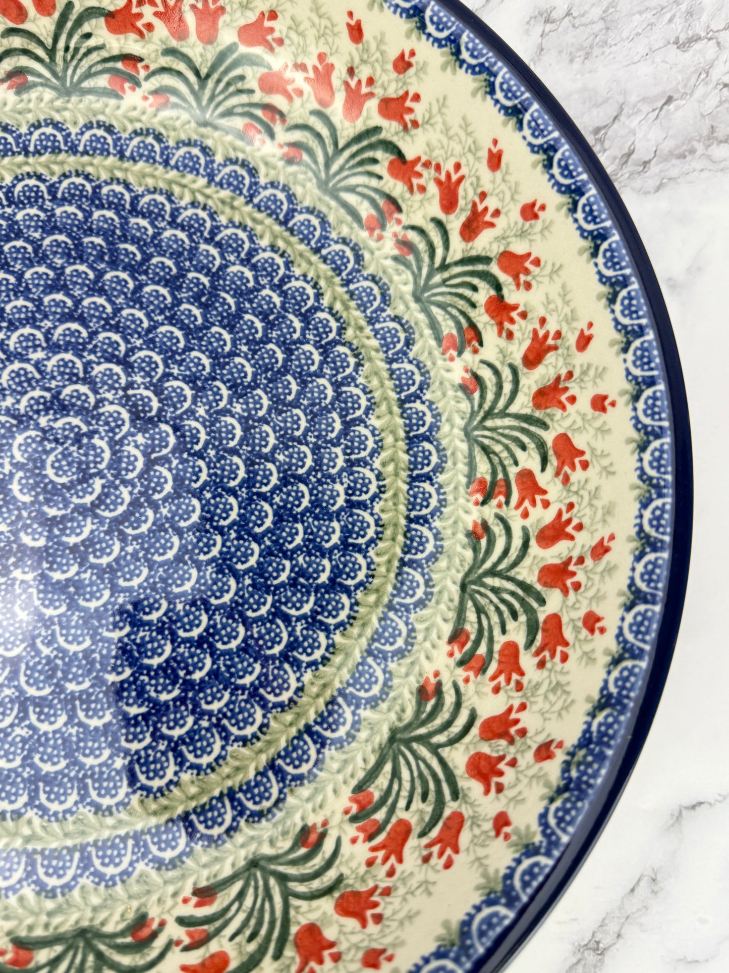 Pasta Server / Wide Shallow Bowl - Shape 115 - Pattern 1437