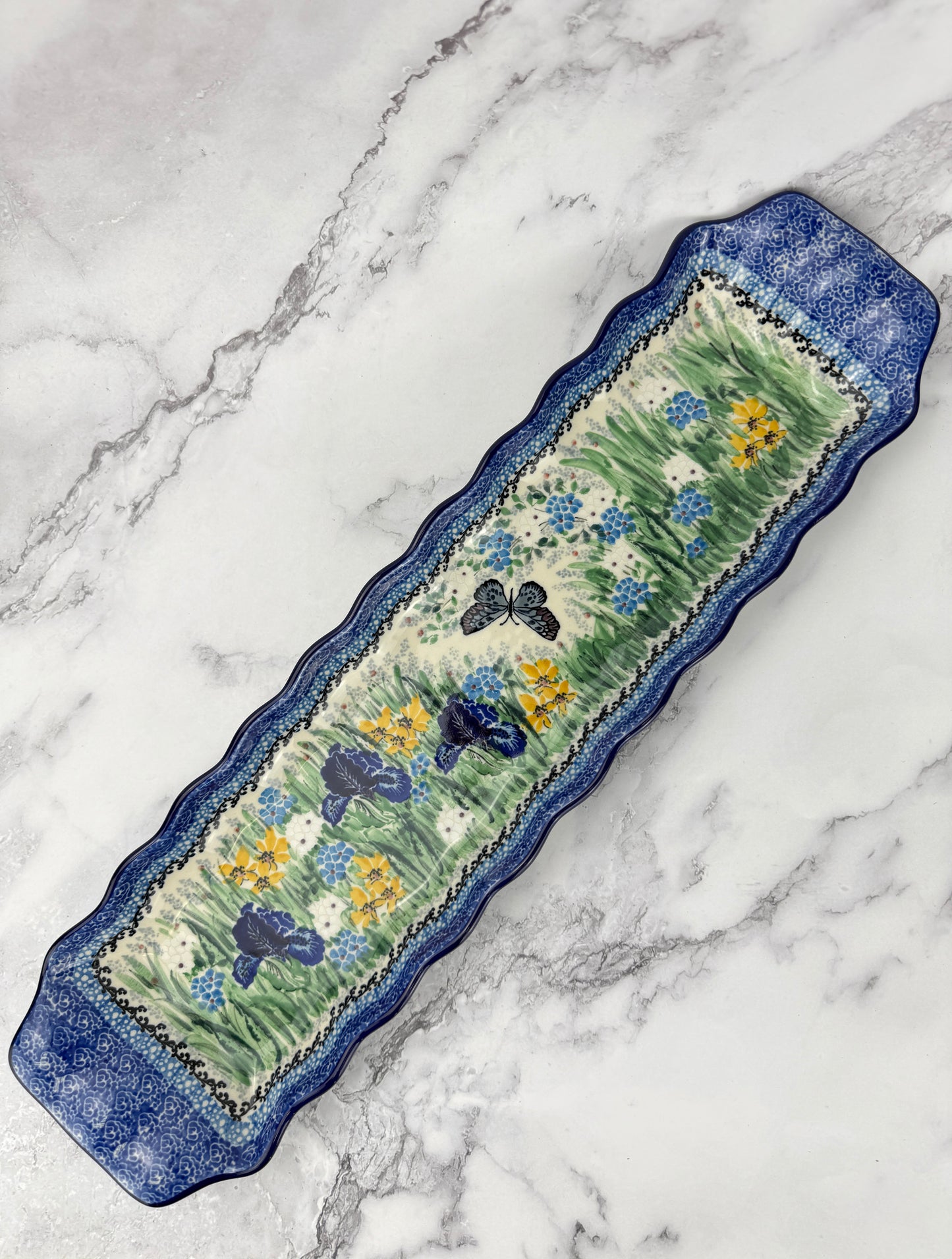 Long Unikat Bread Tray - Shape A44 - Pattern U5132