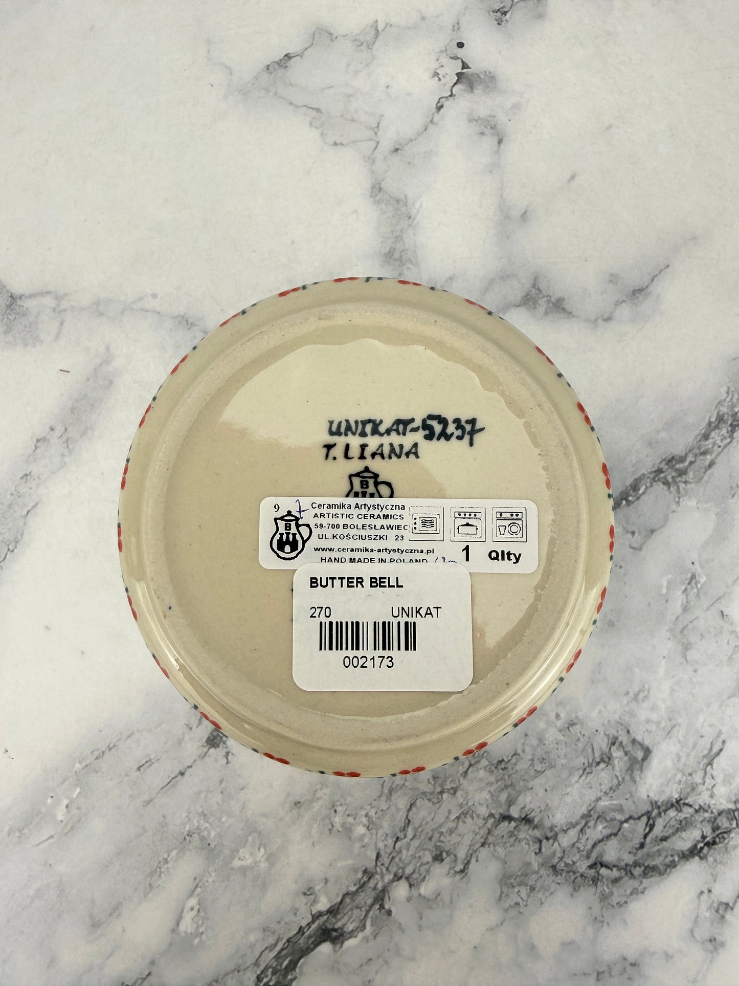 Unikat Butter Crock - Shape 270 - Pattern U5237