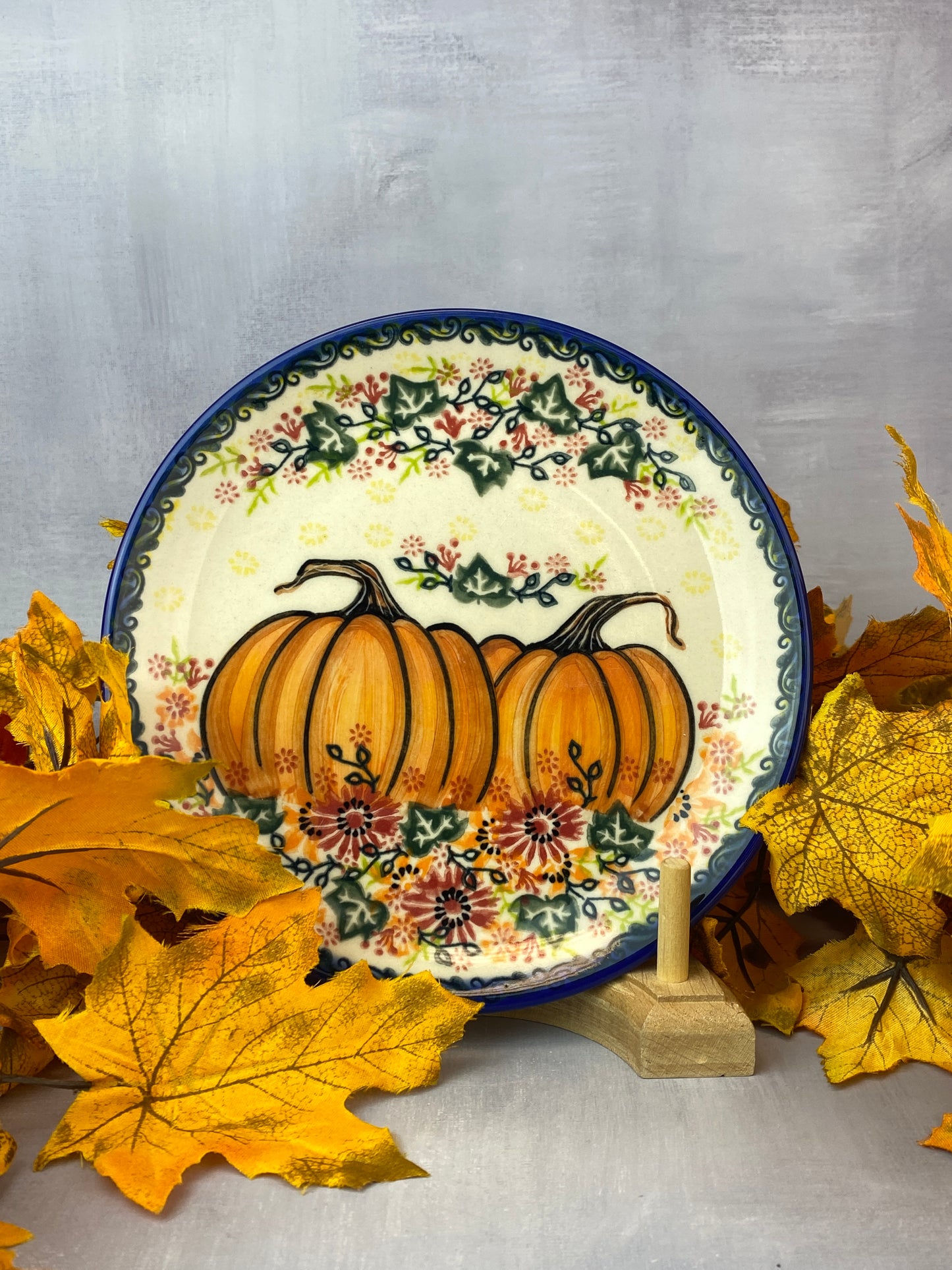 Vena Unikat Dessert Plate - V132-350 - Pumpkin A598