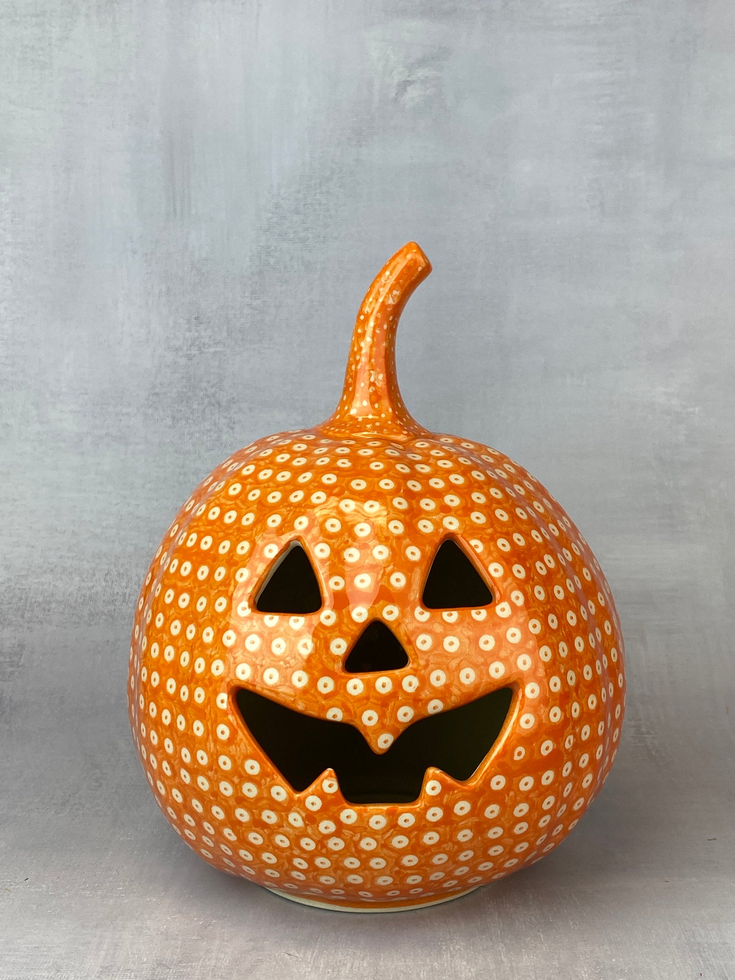 Medium Unikat Pumpkin - Orange Dot