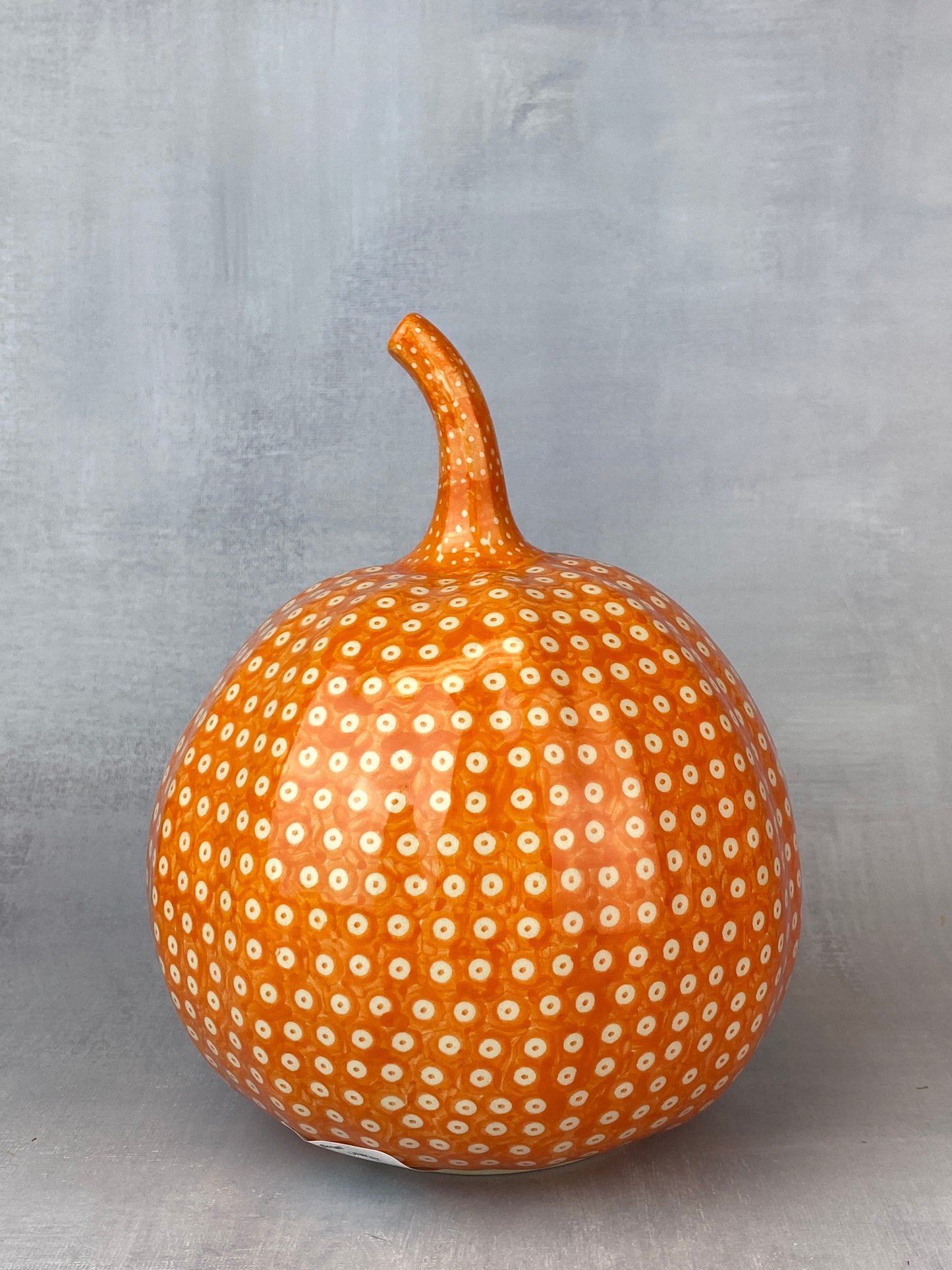 Medium Unikat Pumpkin - Orange Dot