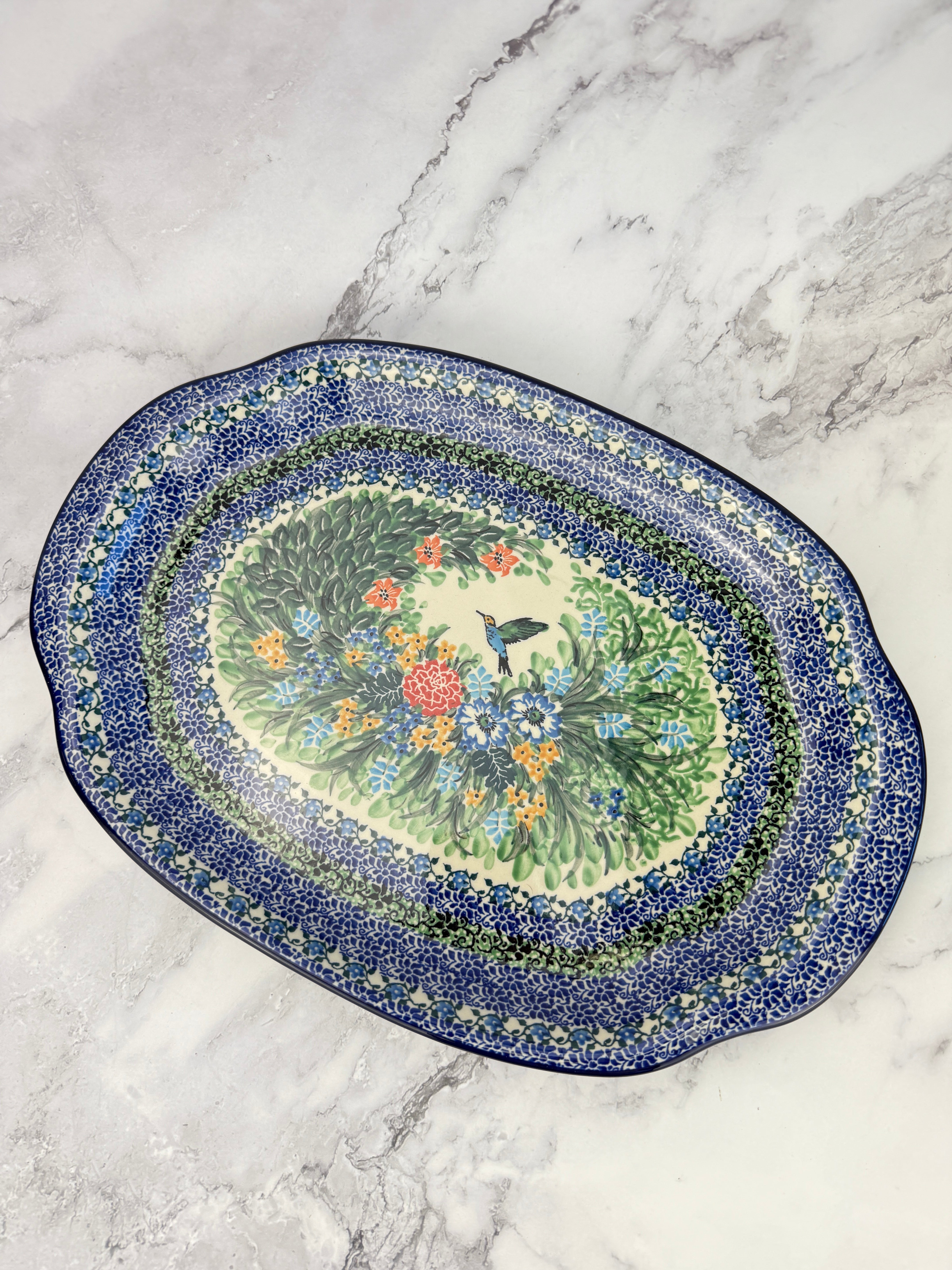 Unikat Platter With Handles - Shape 684 - Pattern U3271 – Polish ...