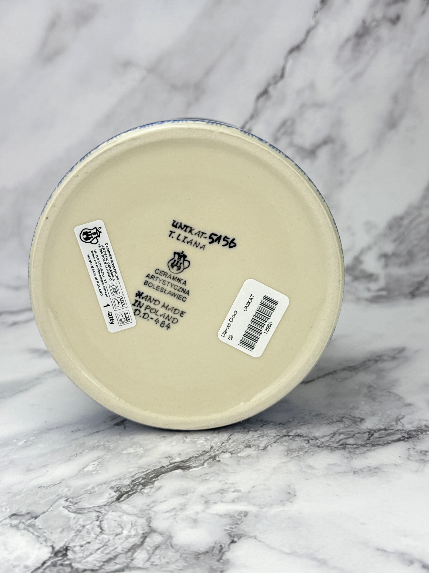 Unikat Utensil Crock - Shape 03 - Pattern U5156