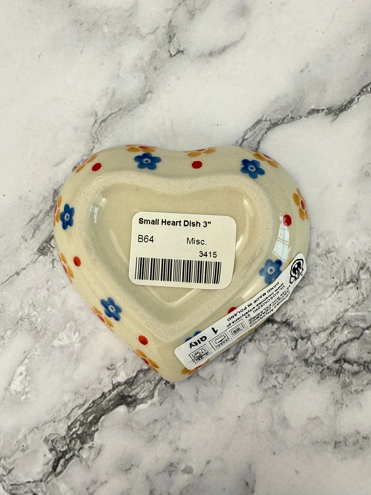 Heart Dish - Shape B64 - Pattern 2225