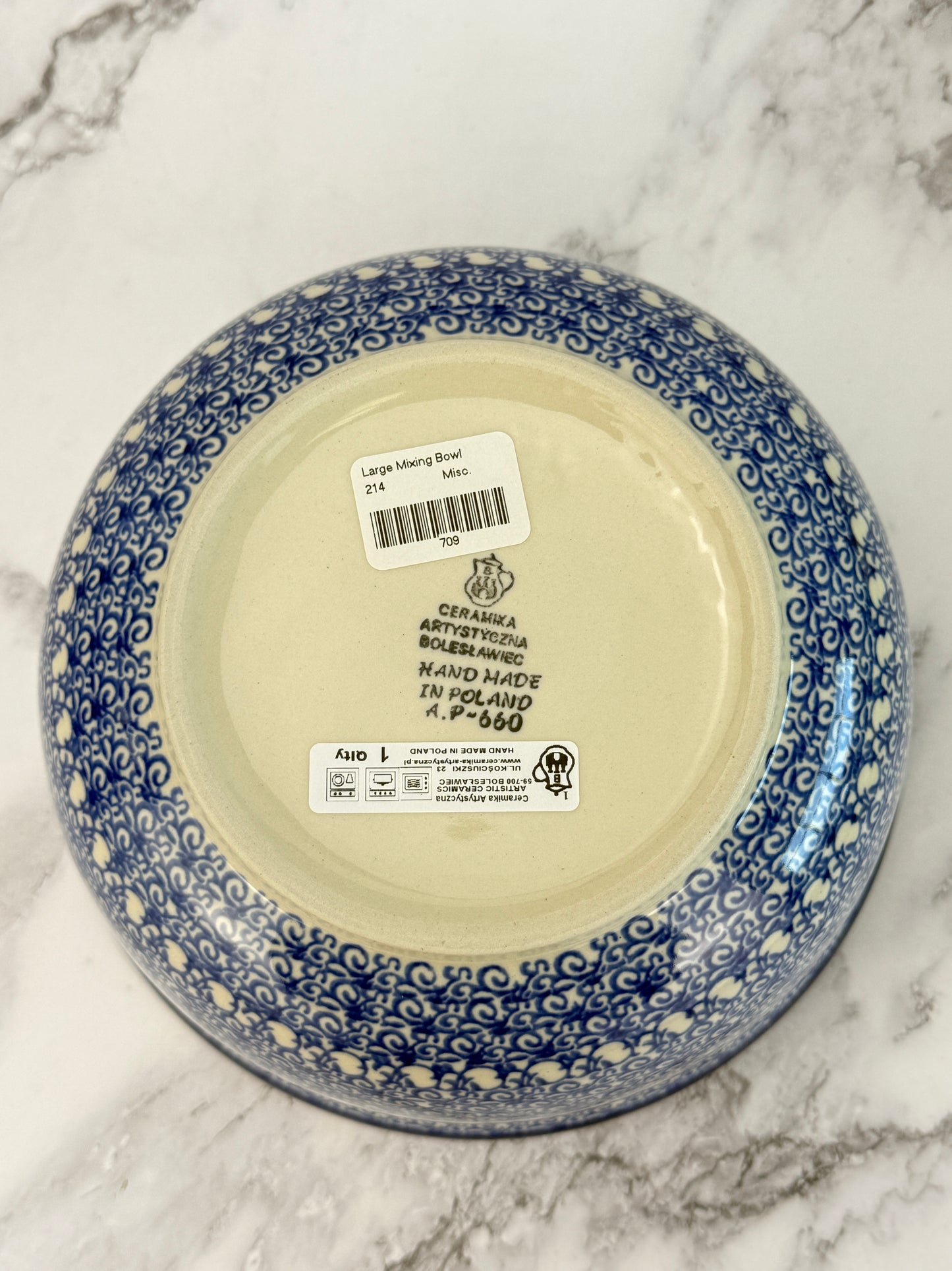 Mixing Bowl - Shape 214 - Pattern 2901