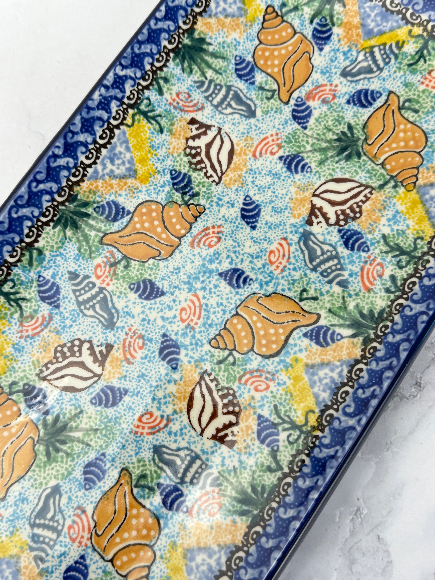 SALE Rectangular Unikat Tray - Shape C26 - Pattern U1899