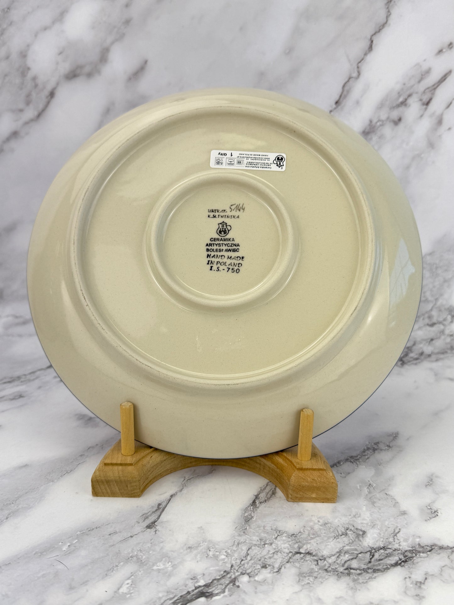 SALE 10.5" Unikat Dinner Plate - Shape 223 - Pattern U5144