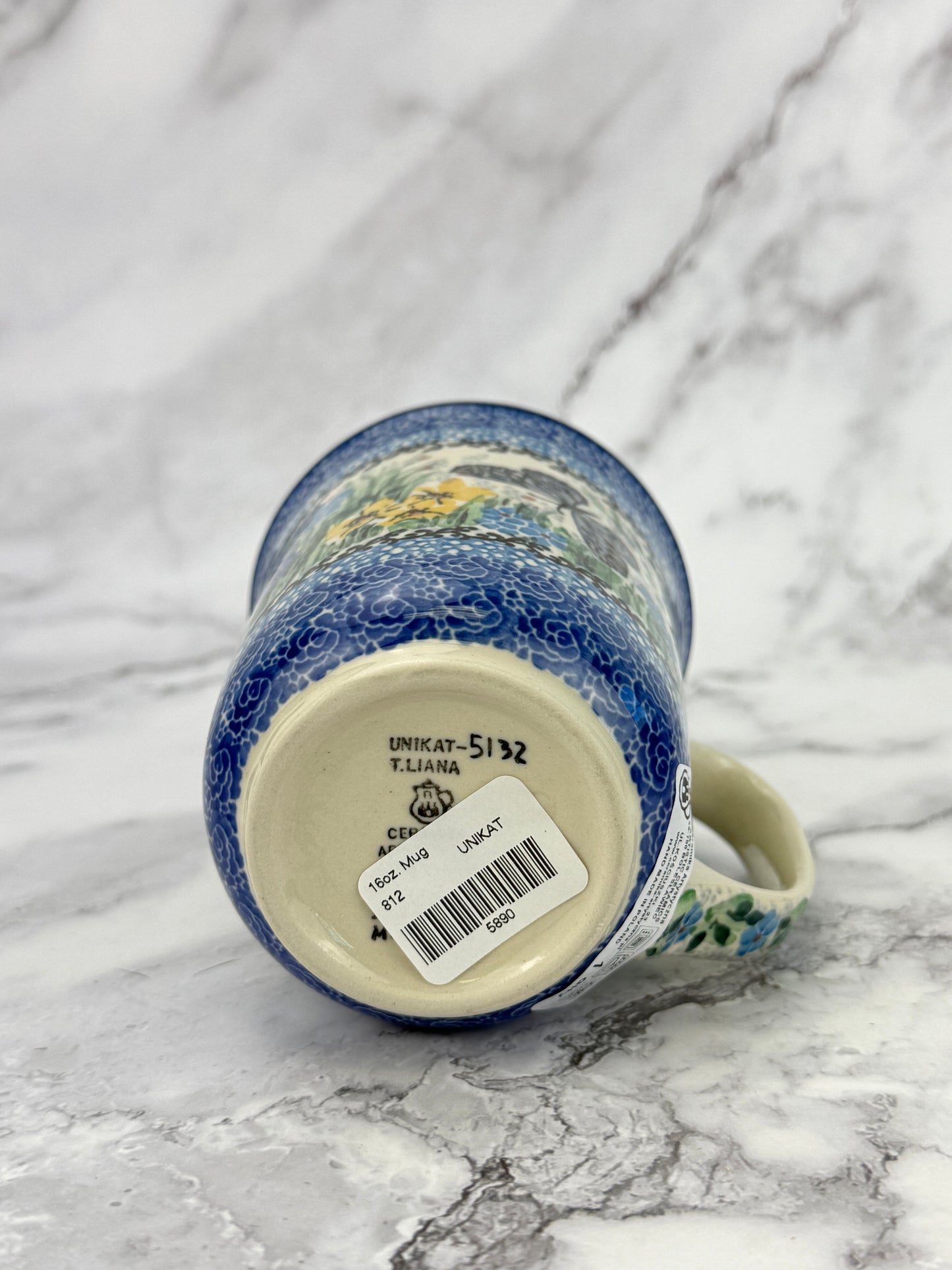 17oz Unikat Bistro Mug - Shape 812 - Pattern U5132