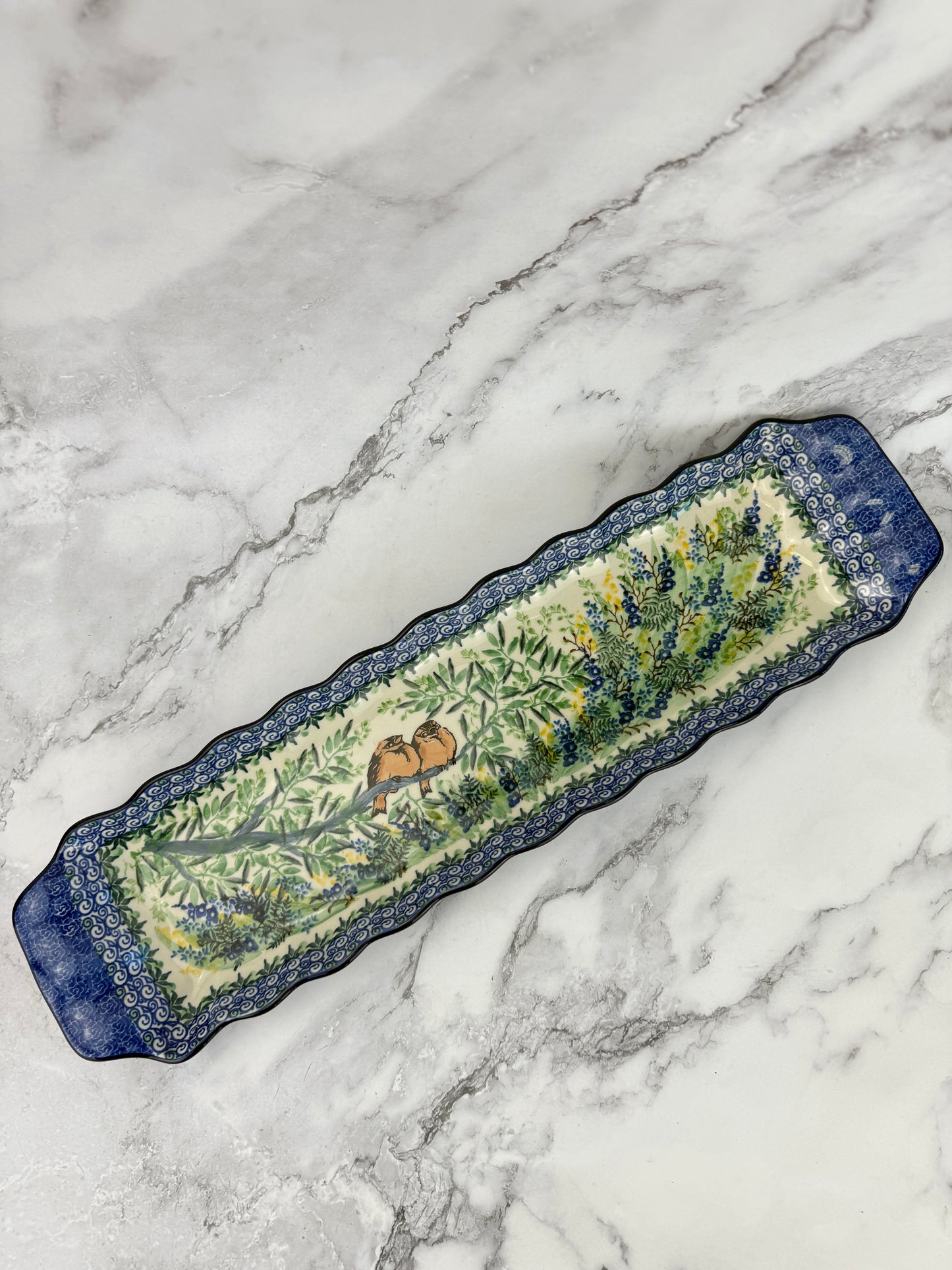 Long Unikat Bread Tray - Shape A44 - Pattern U5175