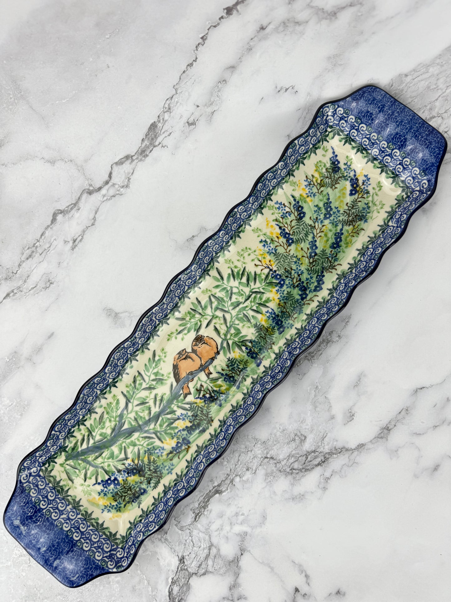 Long Unikat Bread Tray - Shape A44 - Pattern U5175