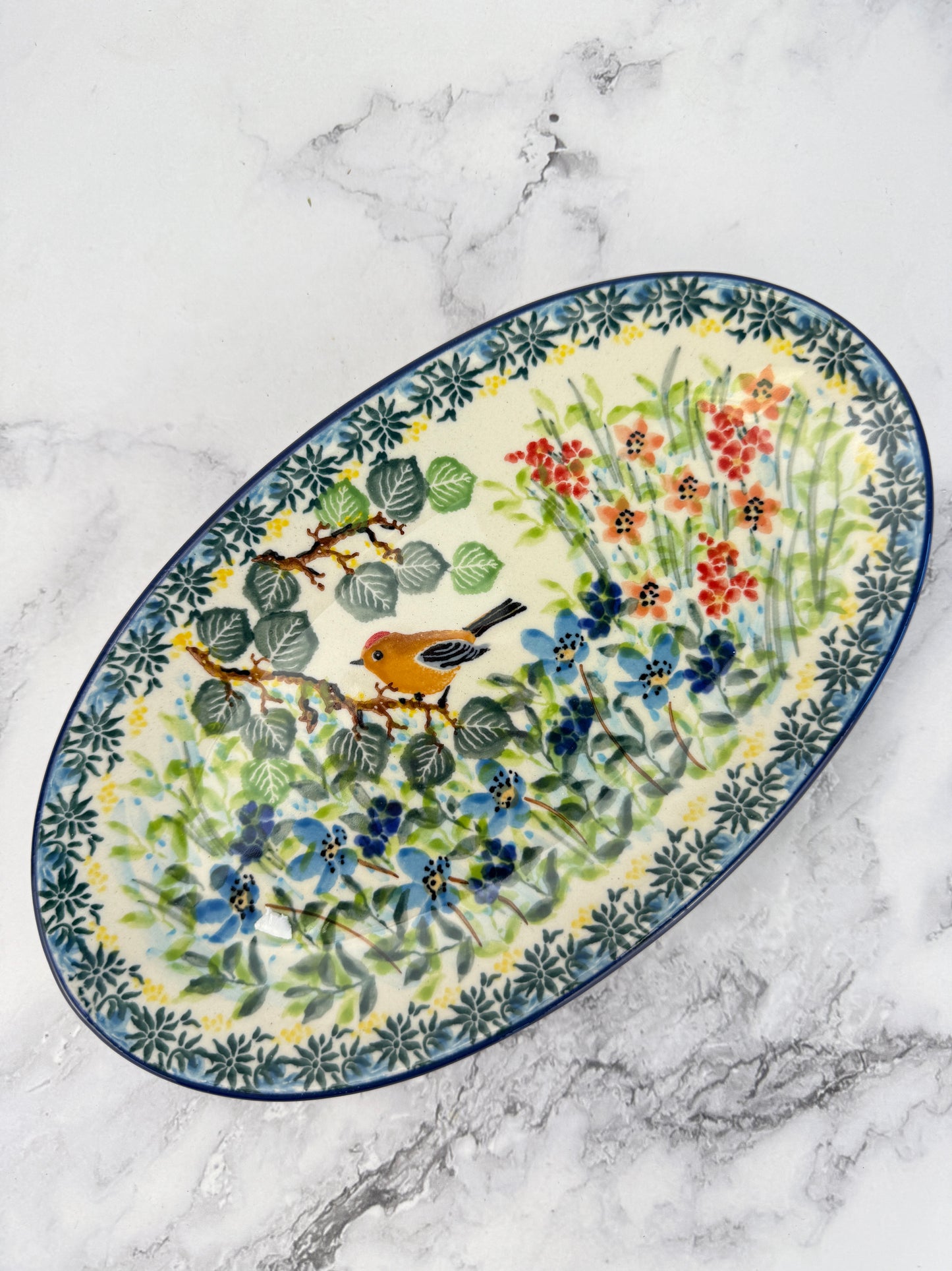 Small Unikat Oval Platter - Shape 301 - Pattern U5098