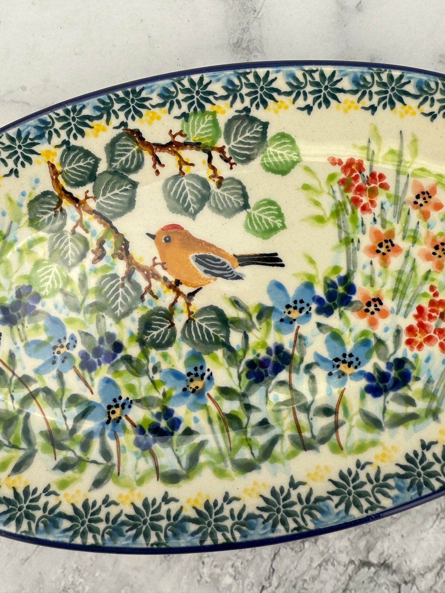Small Unikat Oval Platter - Shape 301 - Pattern U5098