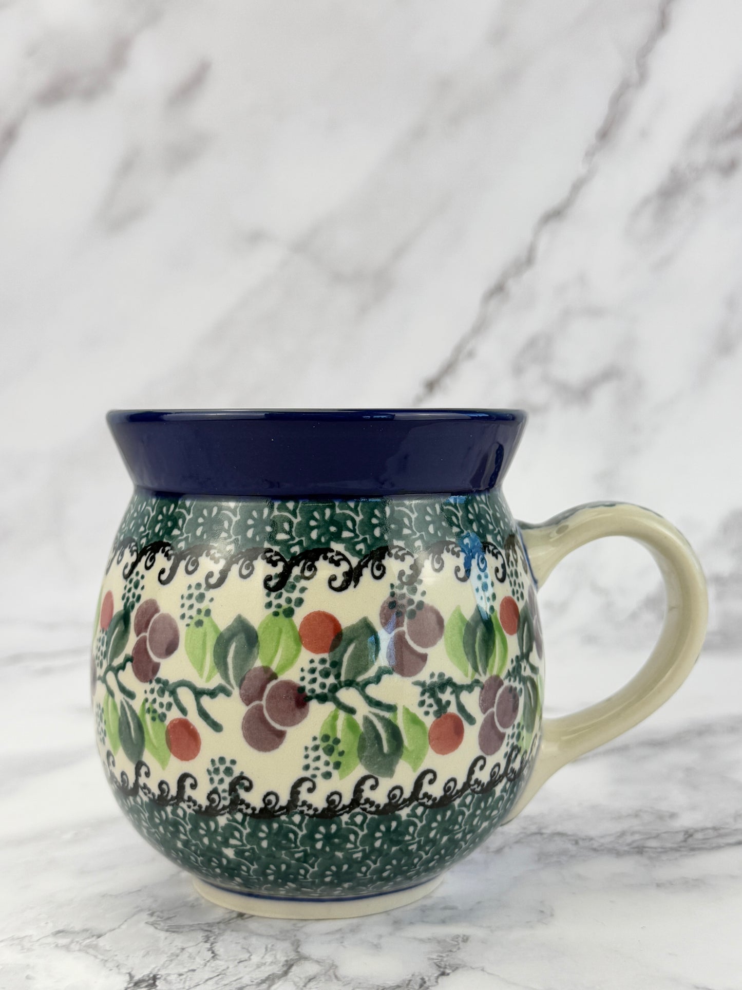 SALE Large Bubble Mug 16oz - Shape 73 - Pattern 1415