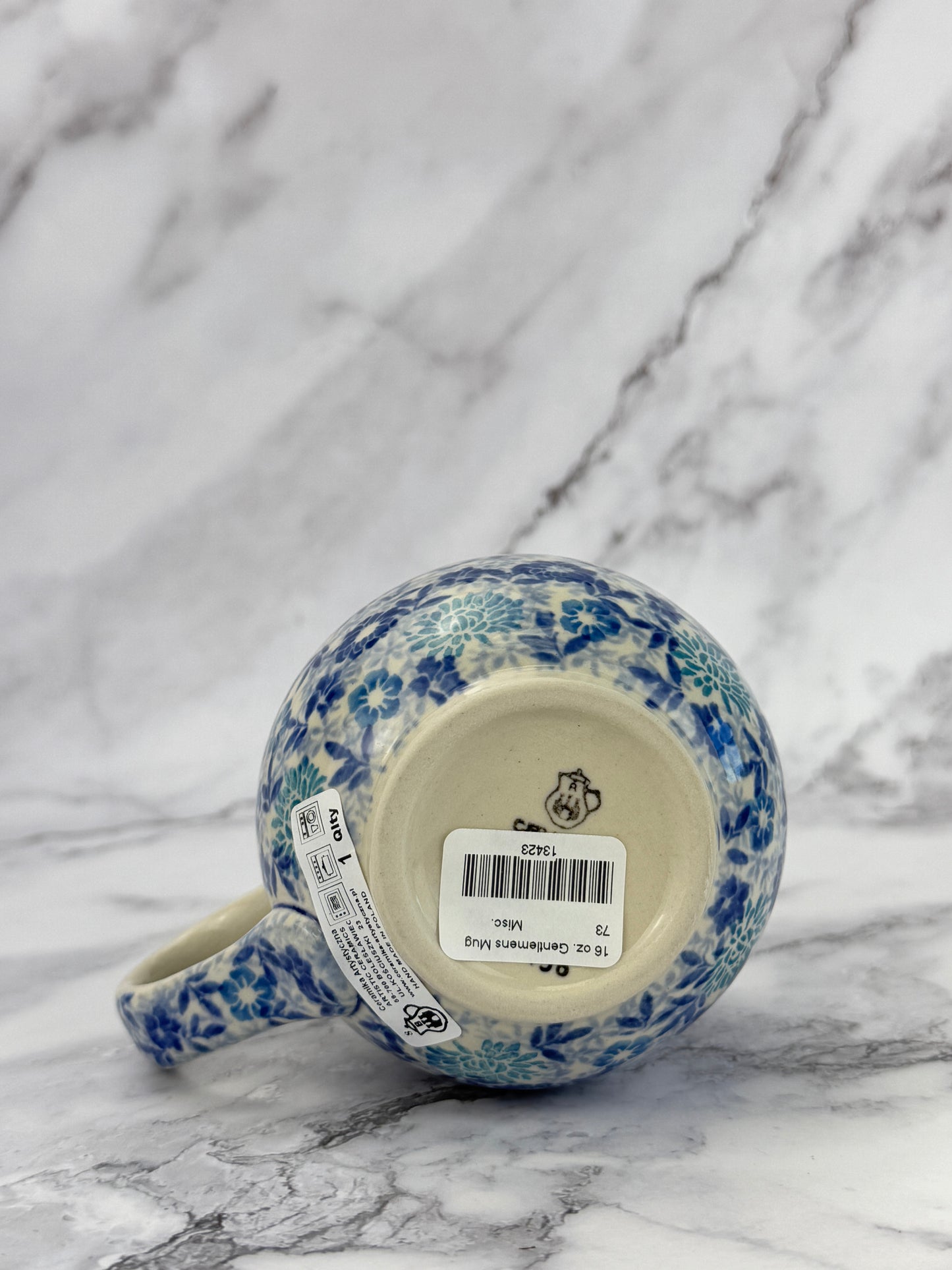 SALE Large Bubble Mug 16oz - Shape 73 - Pattern 2813