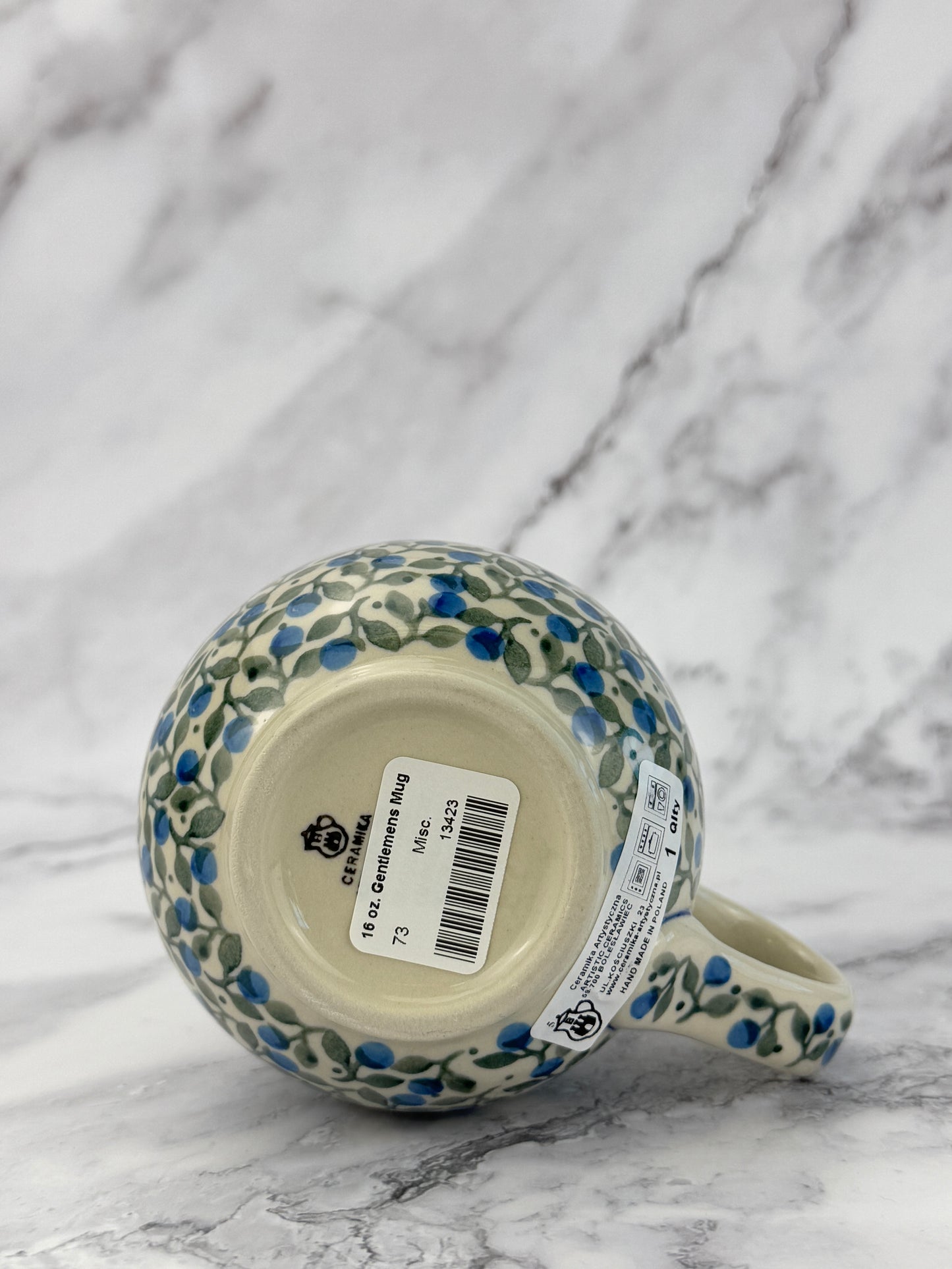 Large Bubble Mug 16oz - Shape 73 - Pattern 1658