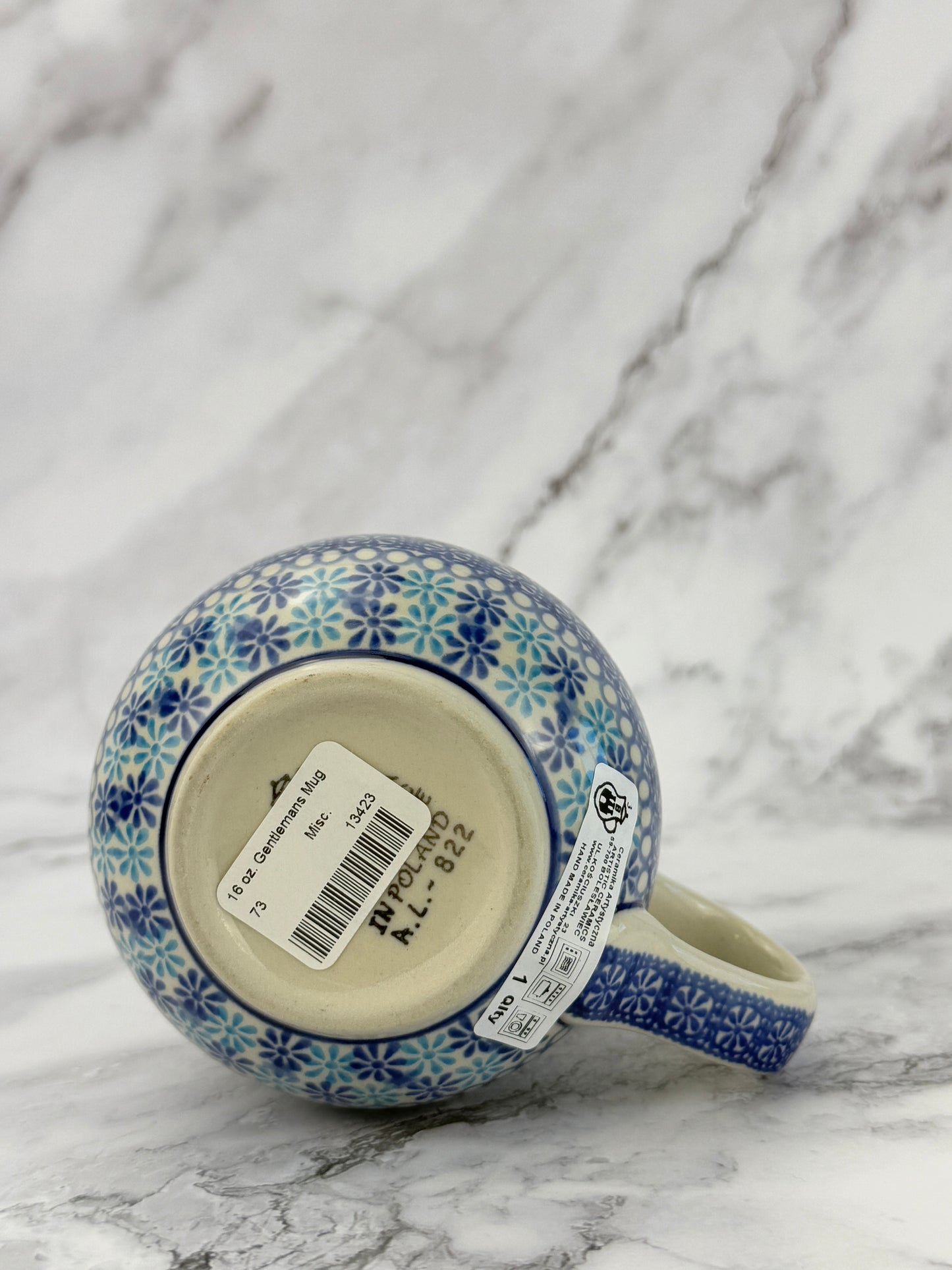 Large Bubble Mug 16oz - Shape 73 - Pattern 2185