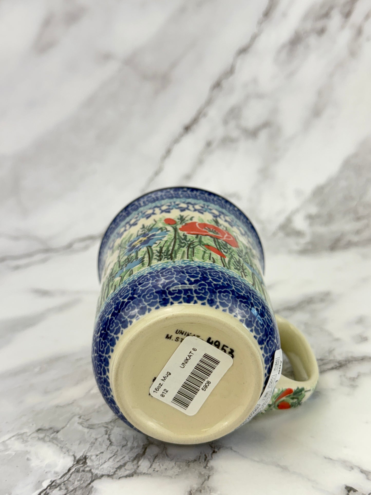 17oz Unikat Bistro Mug - Shape 812 - Pattern U4953