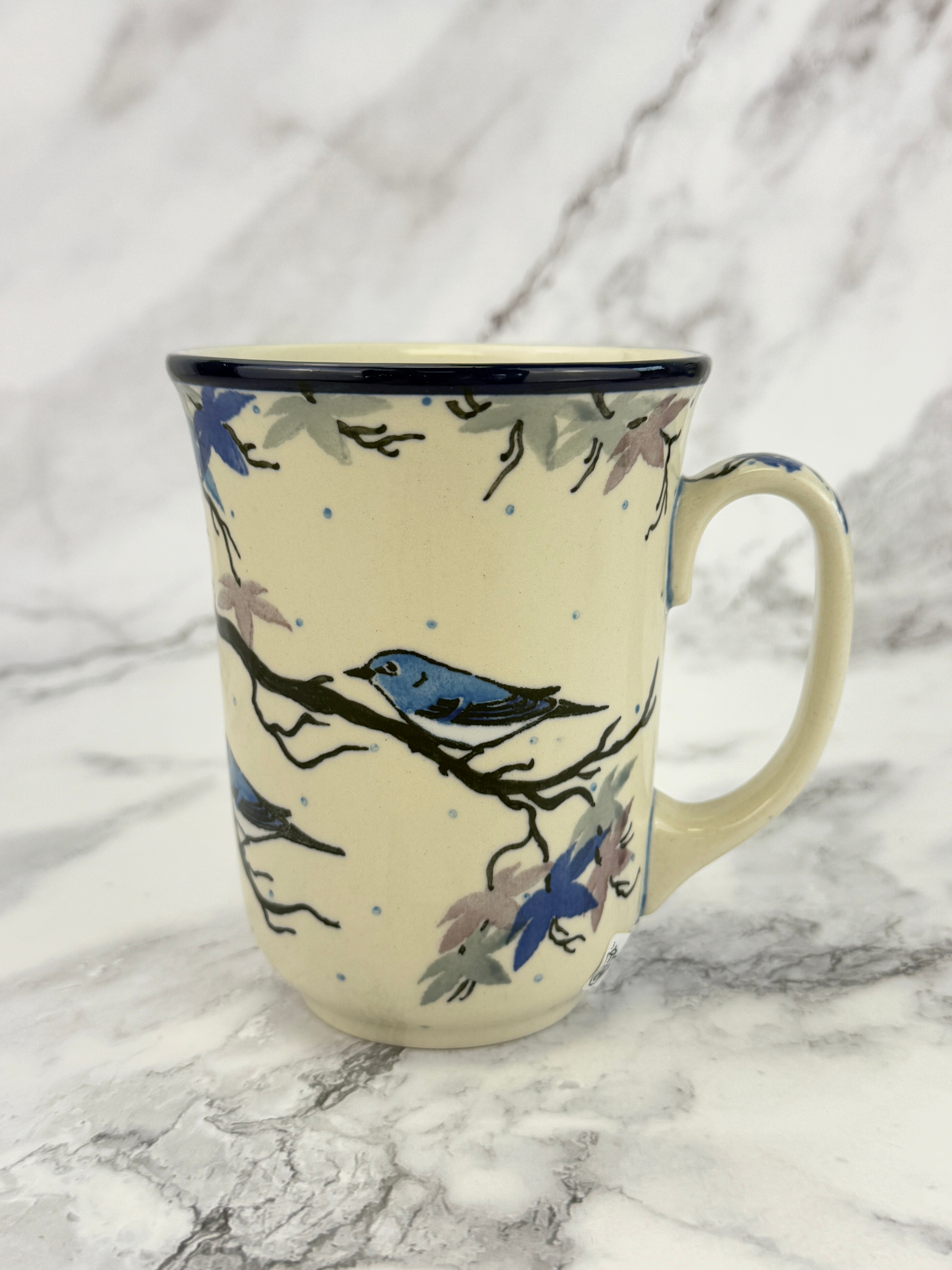 17oz Unikat Bistro Mug - Shape 812 - Pattern U5073 – Polish Pottery ...