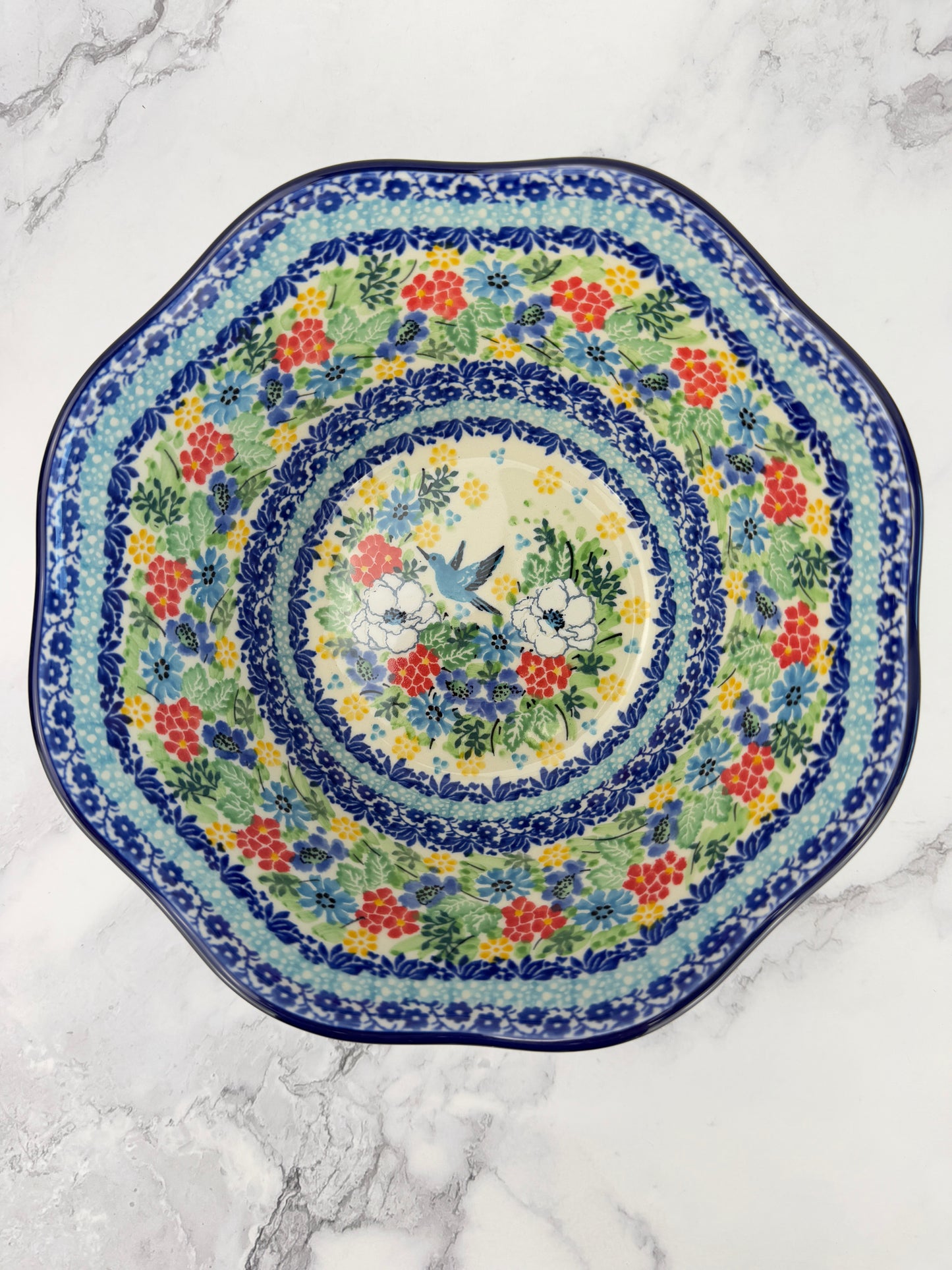 Small Wavy Unikat Bowl - Shape 691 - Pattern U5155