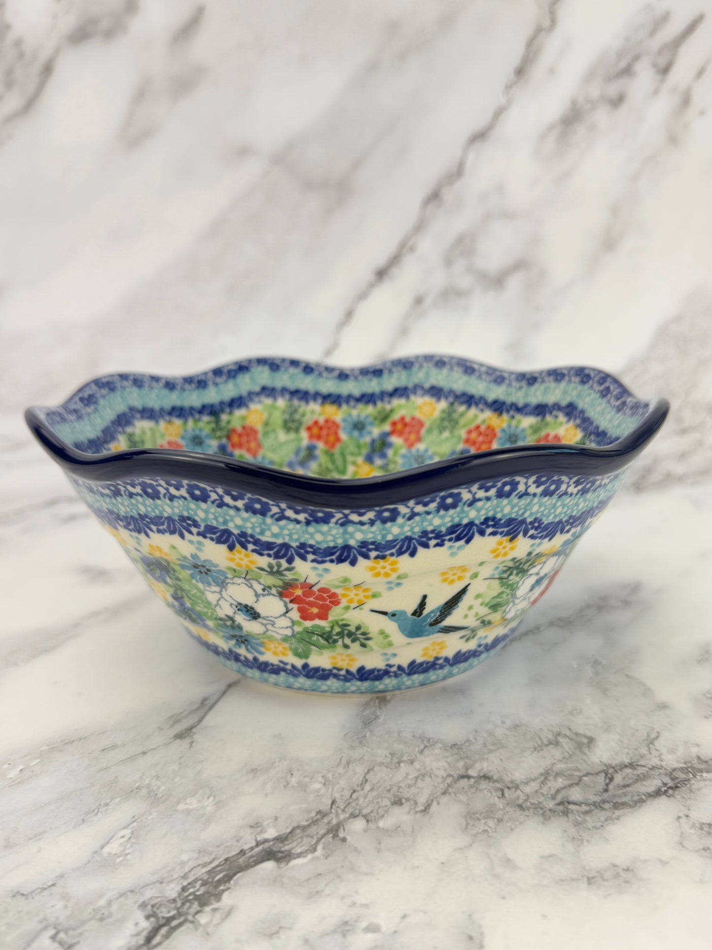 Small Wavy Unikat Bowl - Shape 691 - Pattern U5155