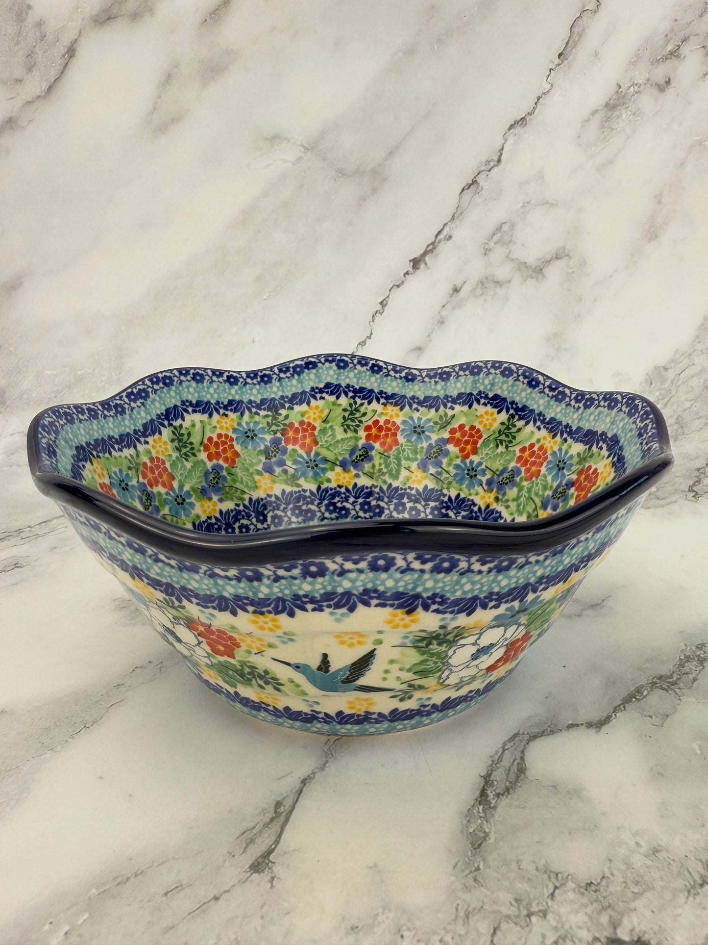 Small Wavy Unikat Bowl - Shape 691 - Pattern U5155