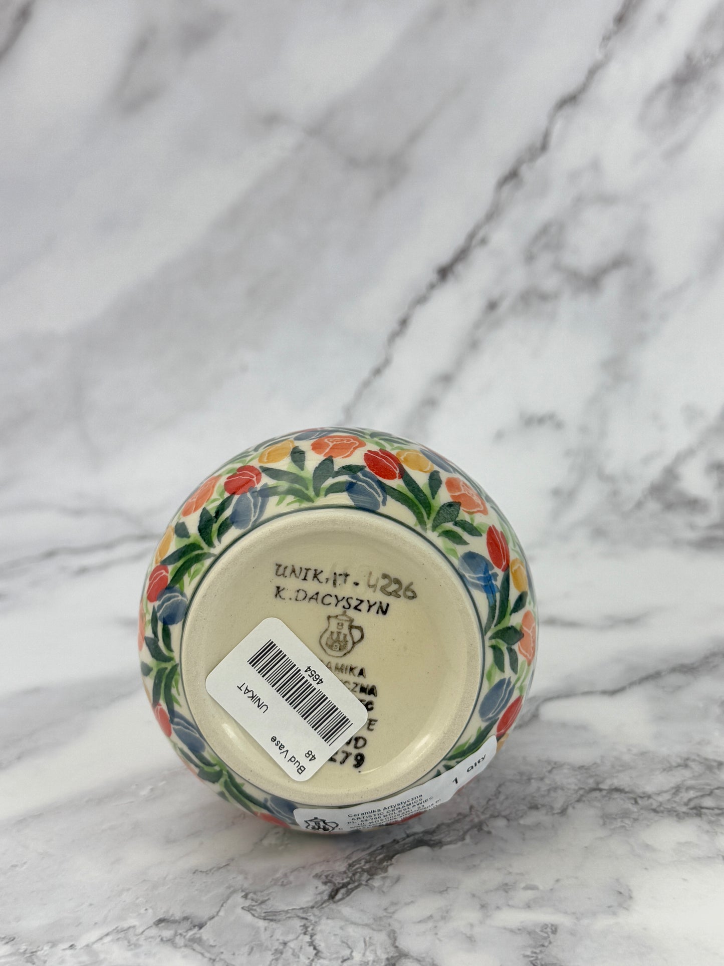 Unikat Bud Vase - Shape 48 - Pattern U4226