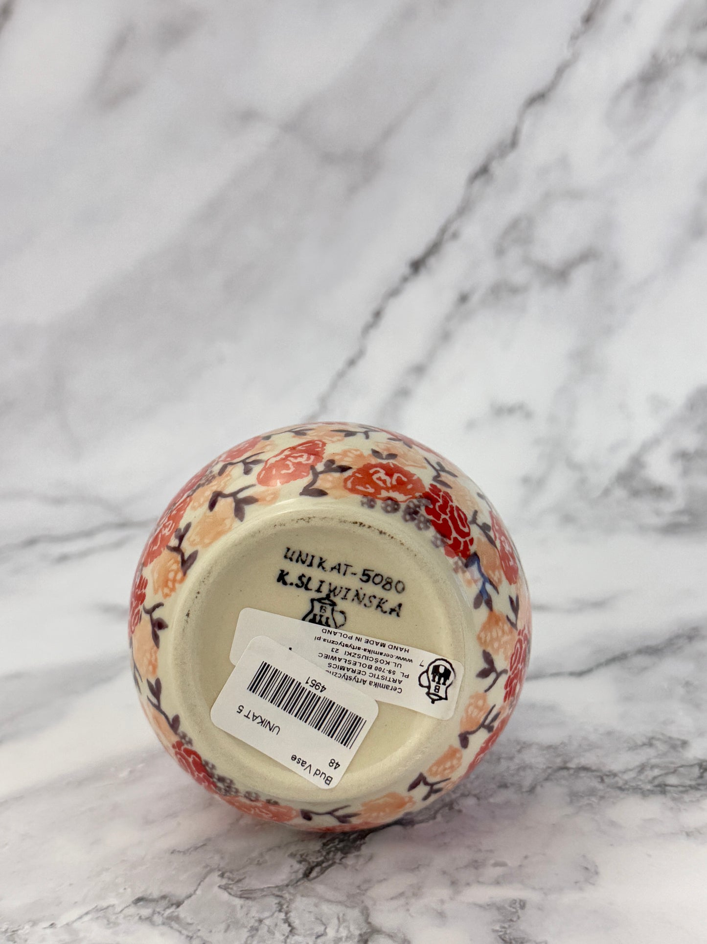 SALE Unikat Bud Vase - Shape 48 - Pattern U5080