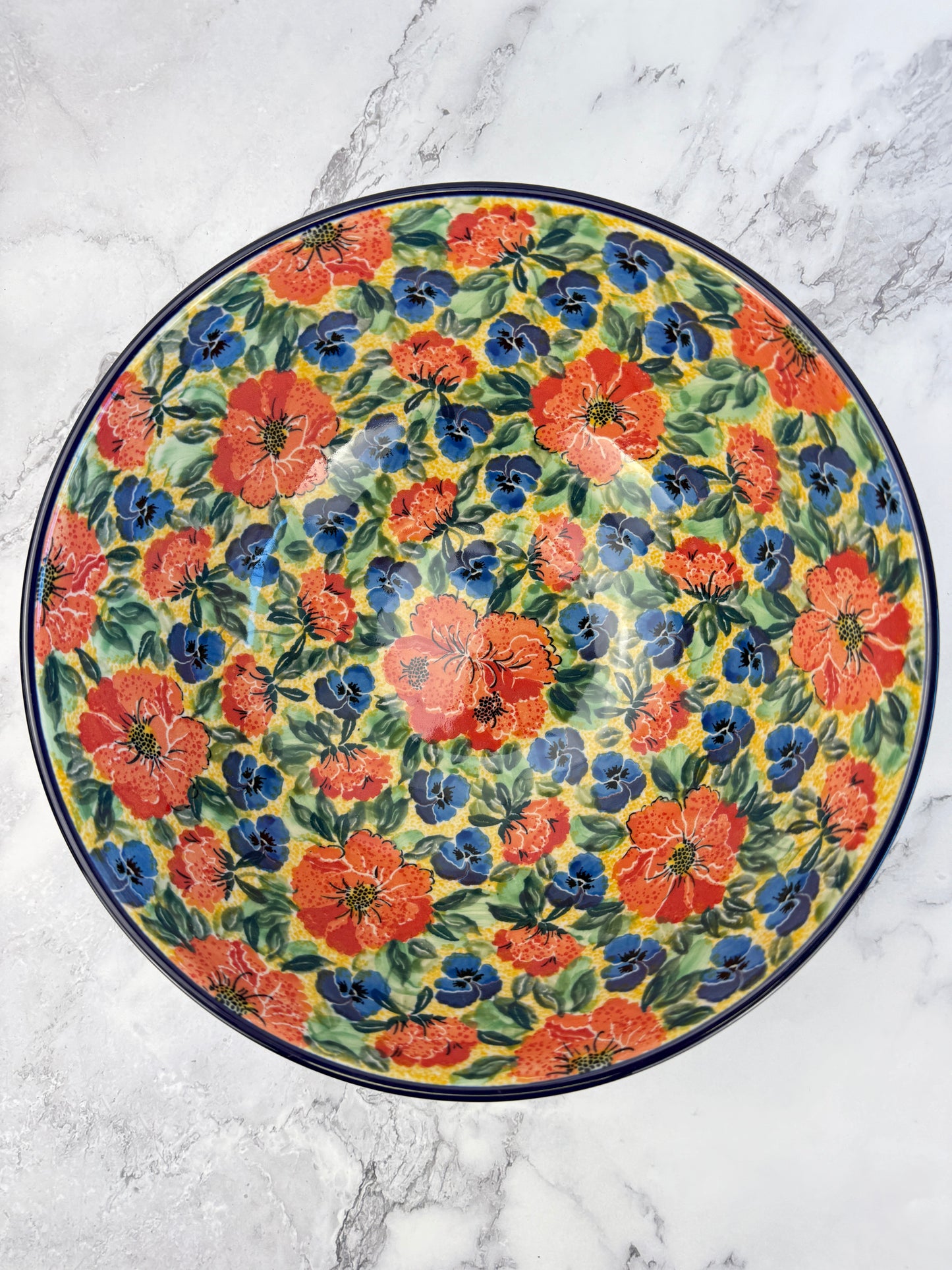 Large Unikat Kitchen / Serving  Bowl - Shape 55 Pattern U4704