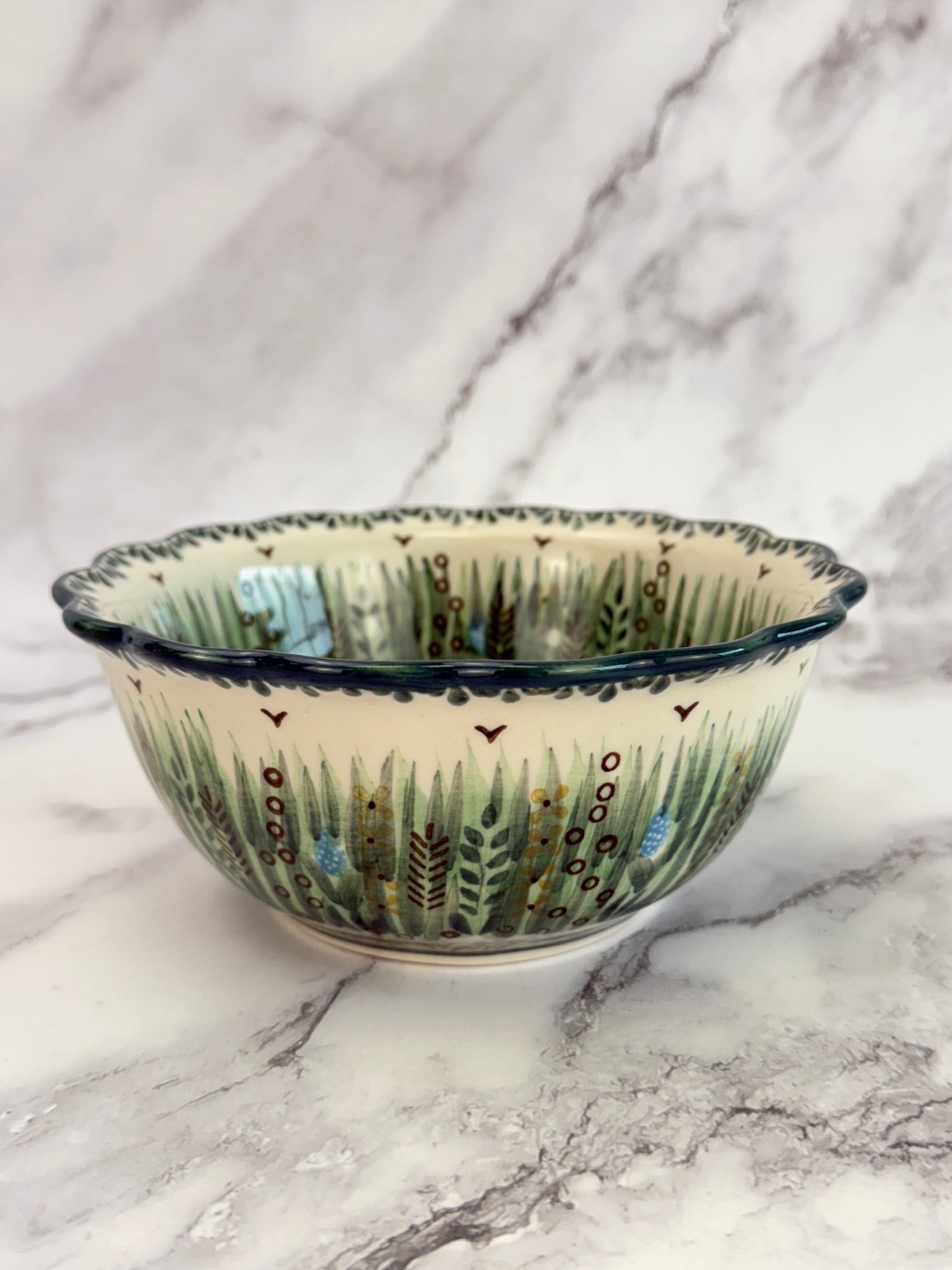 Unikat Ruffle Edged Bowl - Shape 288 - Pattern U803