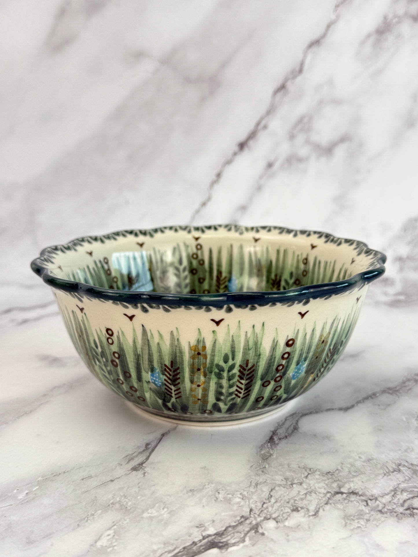 Unikat Ruffle Edged Bowl - Shape 288 - Pattern U803