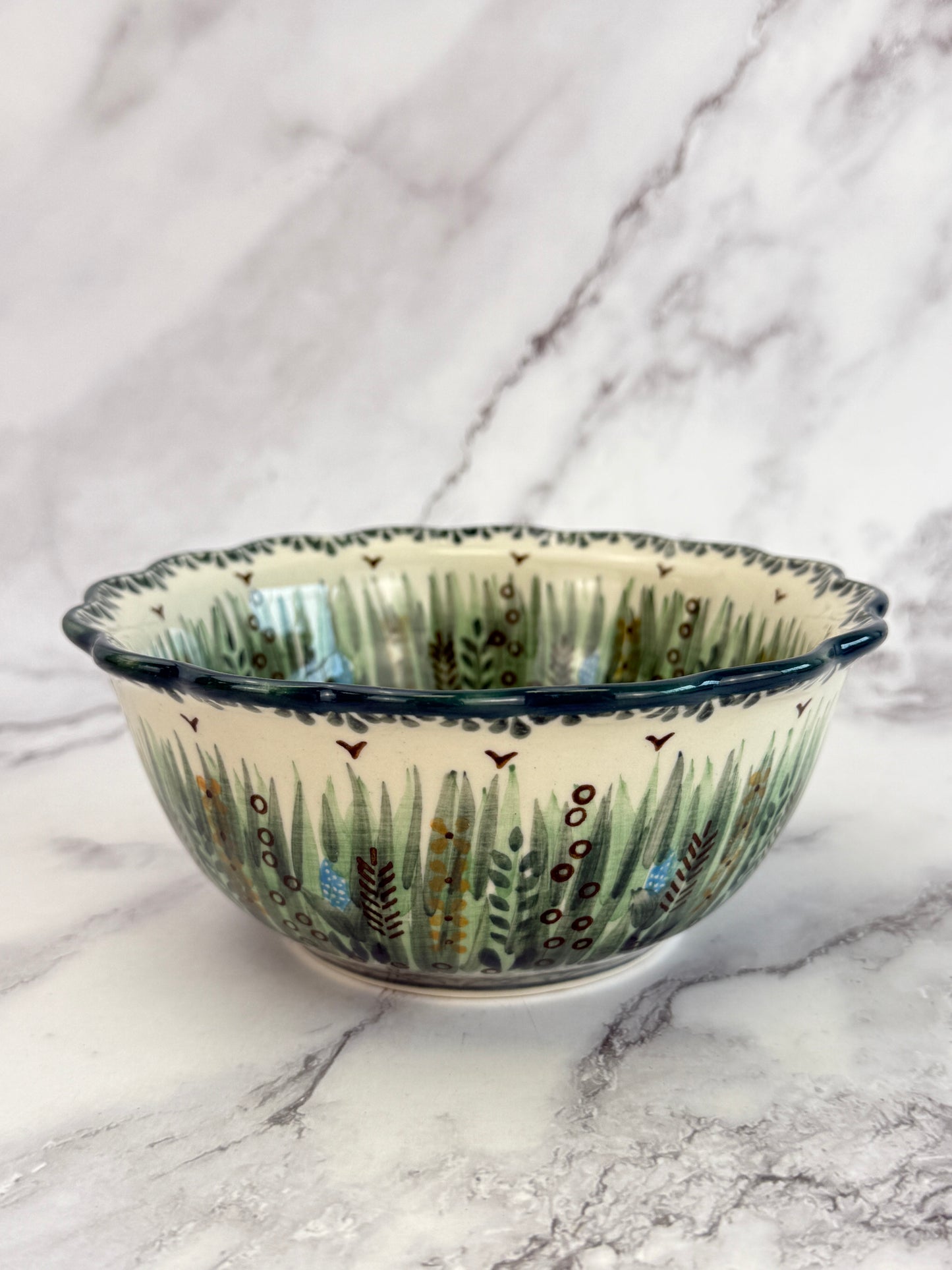 Unikat Ruffle Edged Bowl - Shape 288 - Pattern U803