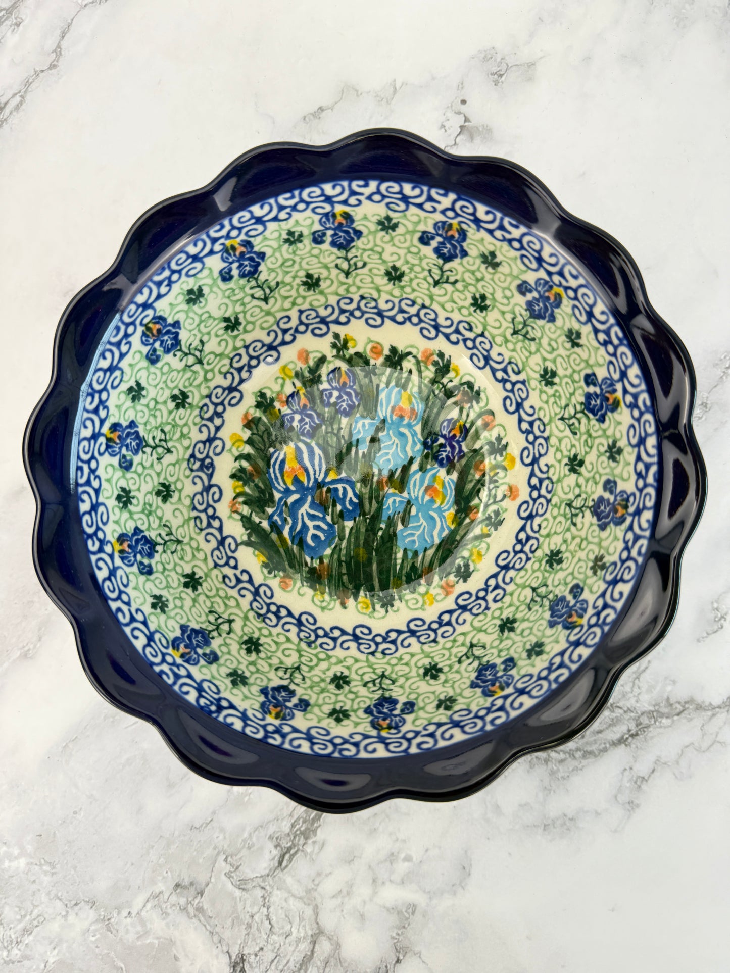 Unikat Ruffle Edged Bowl - Shape 288 - Pattern U2712