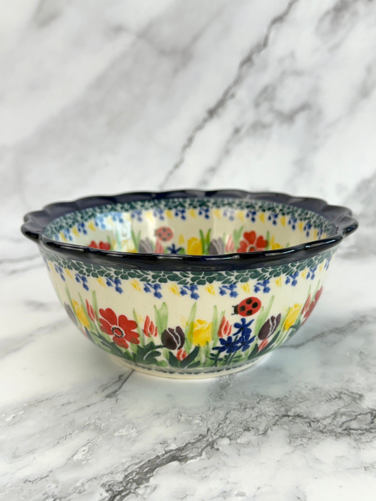 Unikat Ruffle Edged Bowl - Shape 288 - Pattern U3787