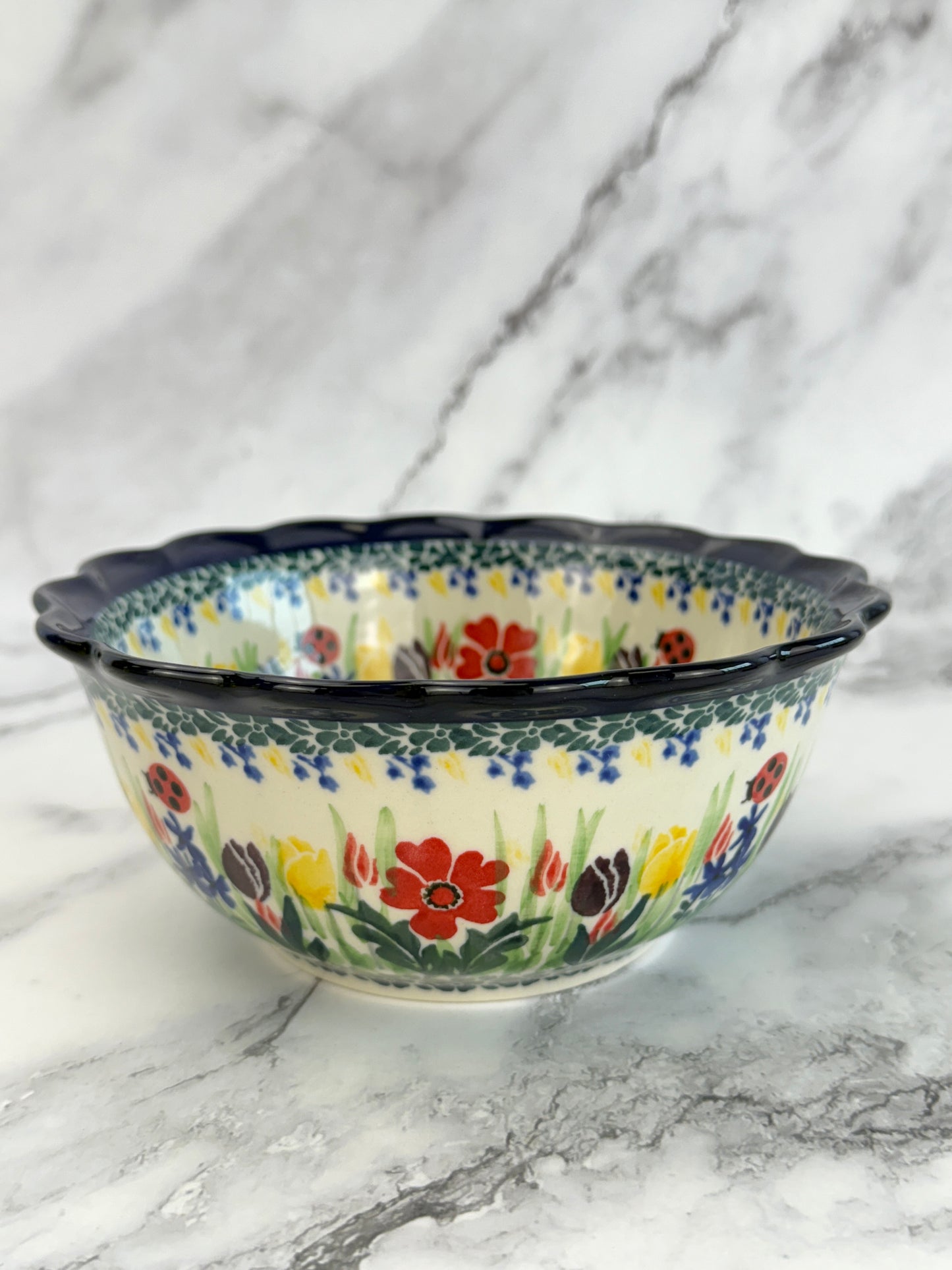Unikat Ruffle Edged Bowl - Shape 288 - Pattern U3787
