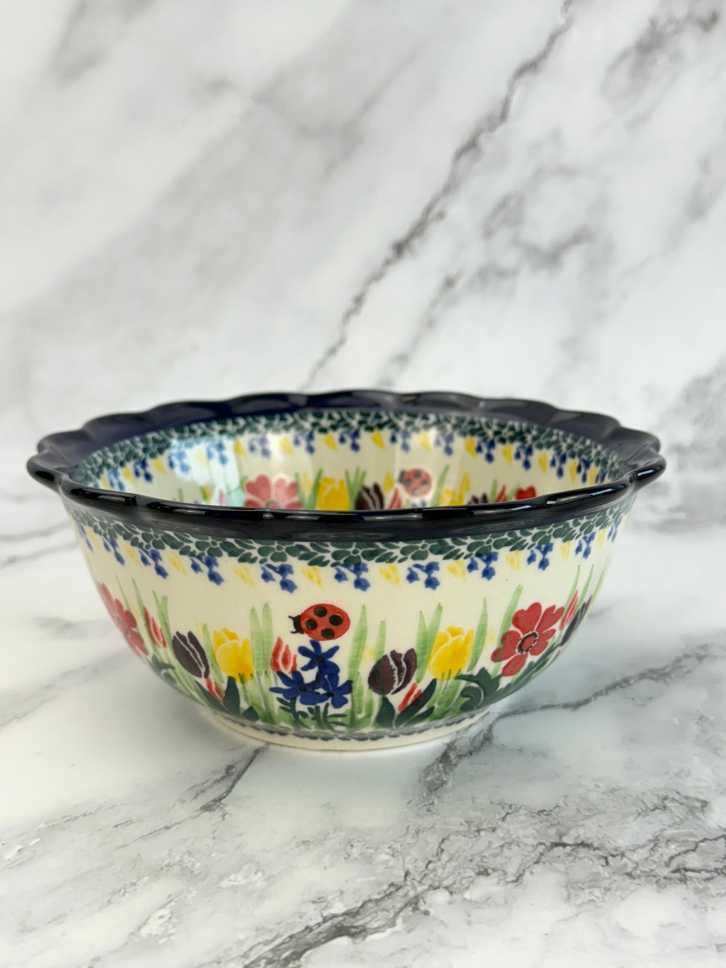 Unikat Ruffle Edged Bowl - Shape 288 - Pattern U3787